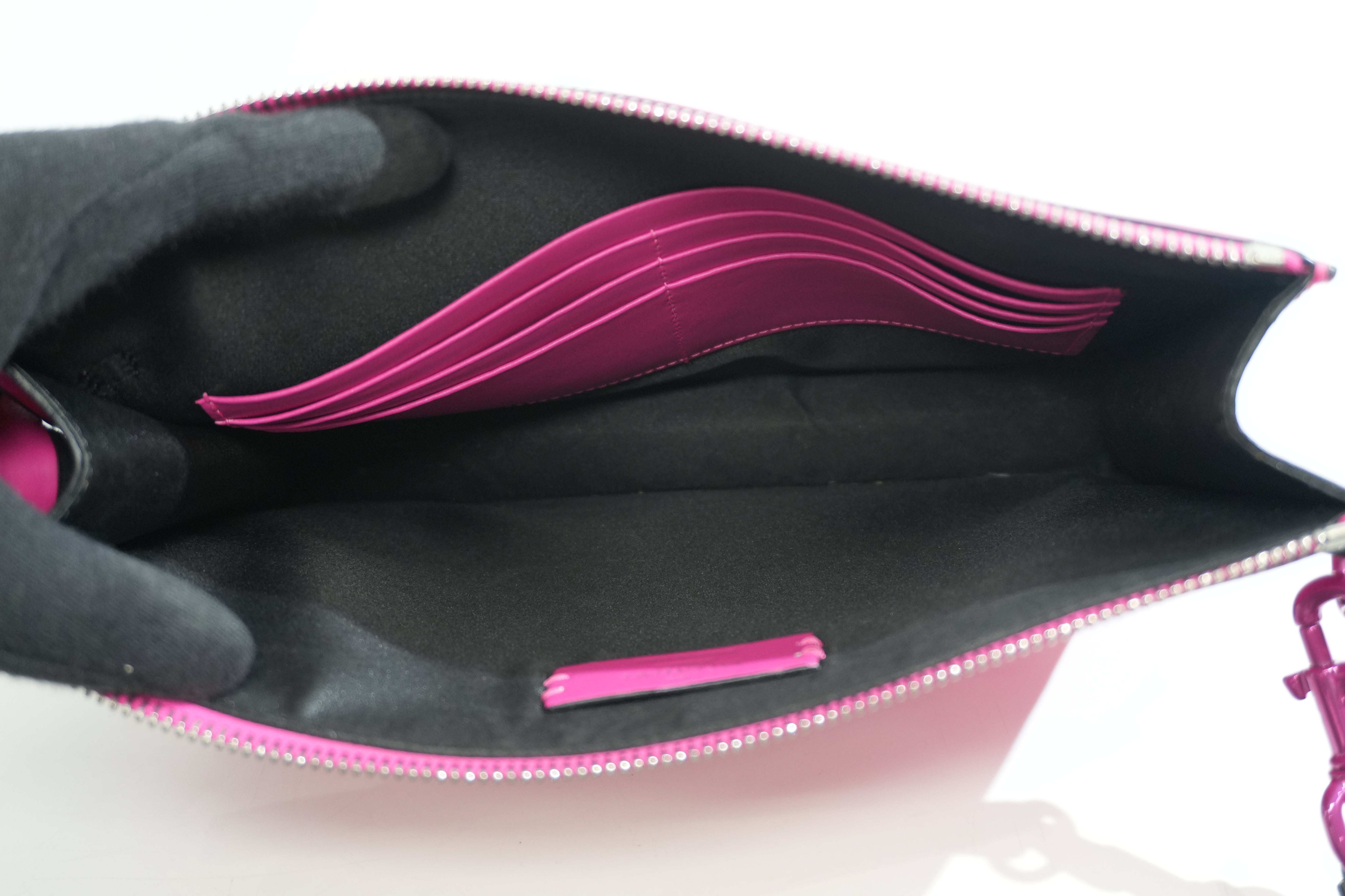 Pre-owned Valentino Wrist Clutch Bag Pink