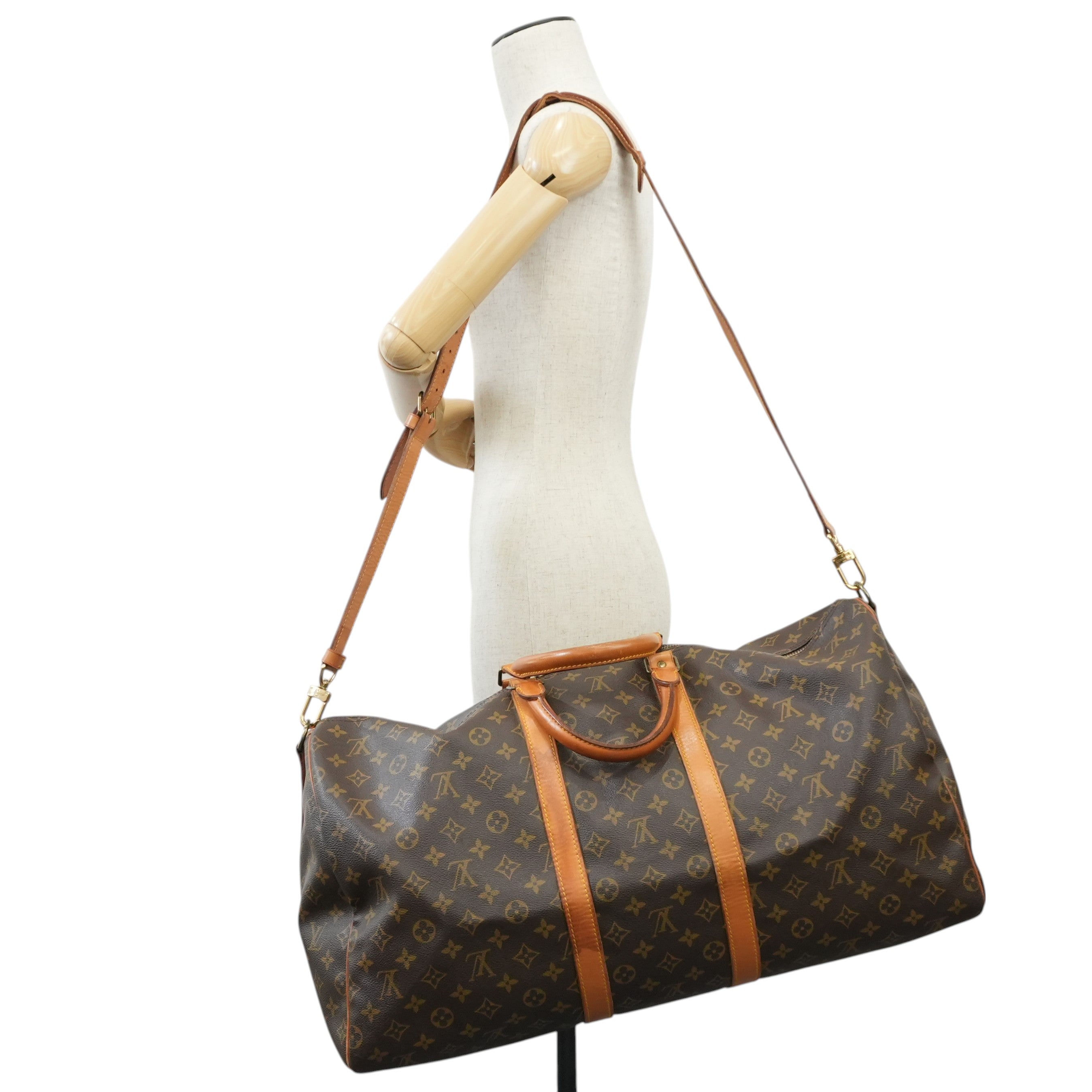 Louis Vuitton Monogram Keepall 55 Bandouliere Used