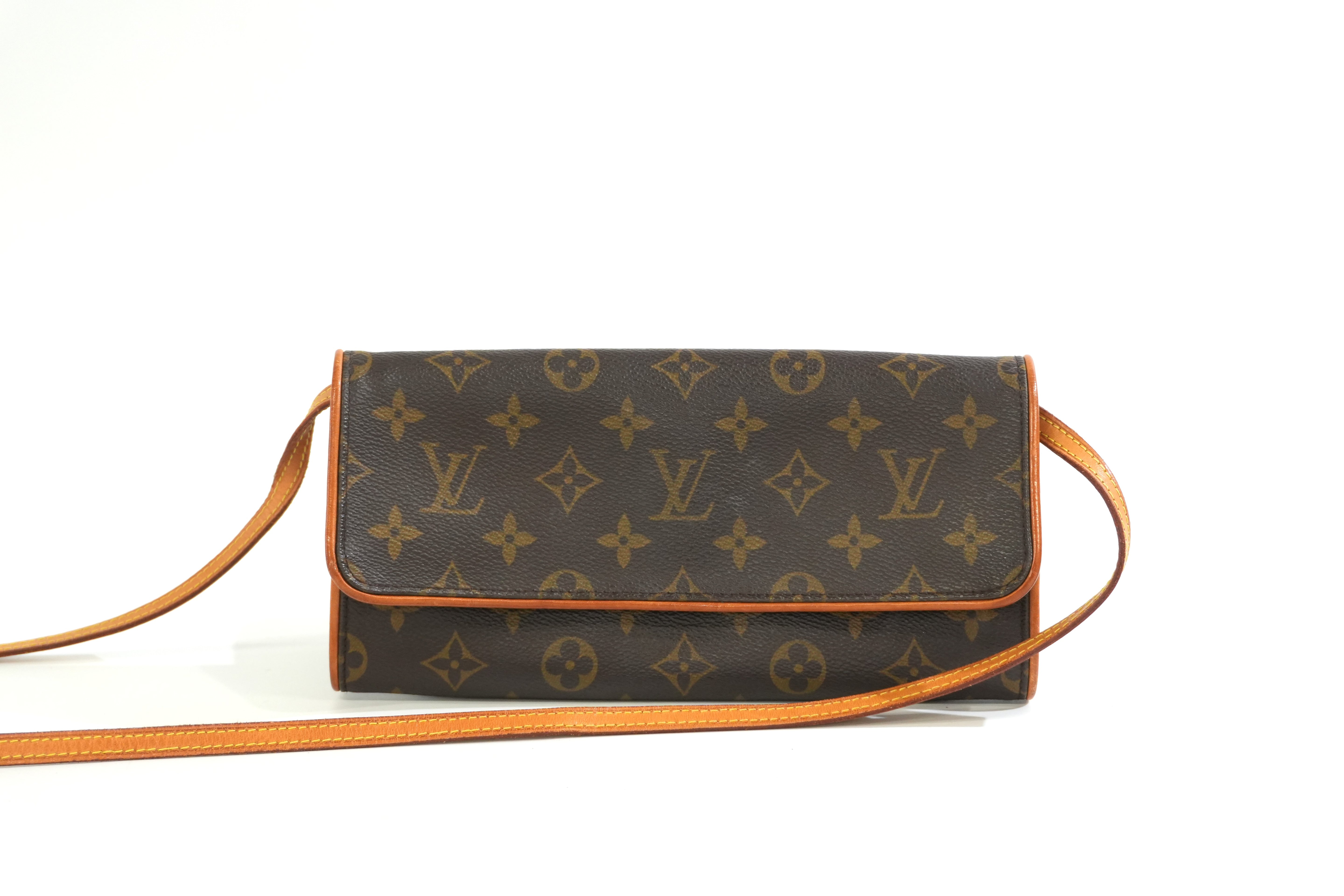 Pre-owned Louis Vuitton Monogram Twin Pochette GM Shoulder Pouch