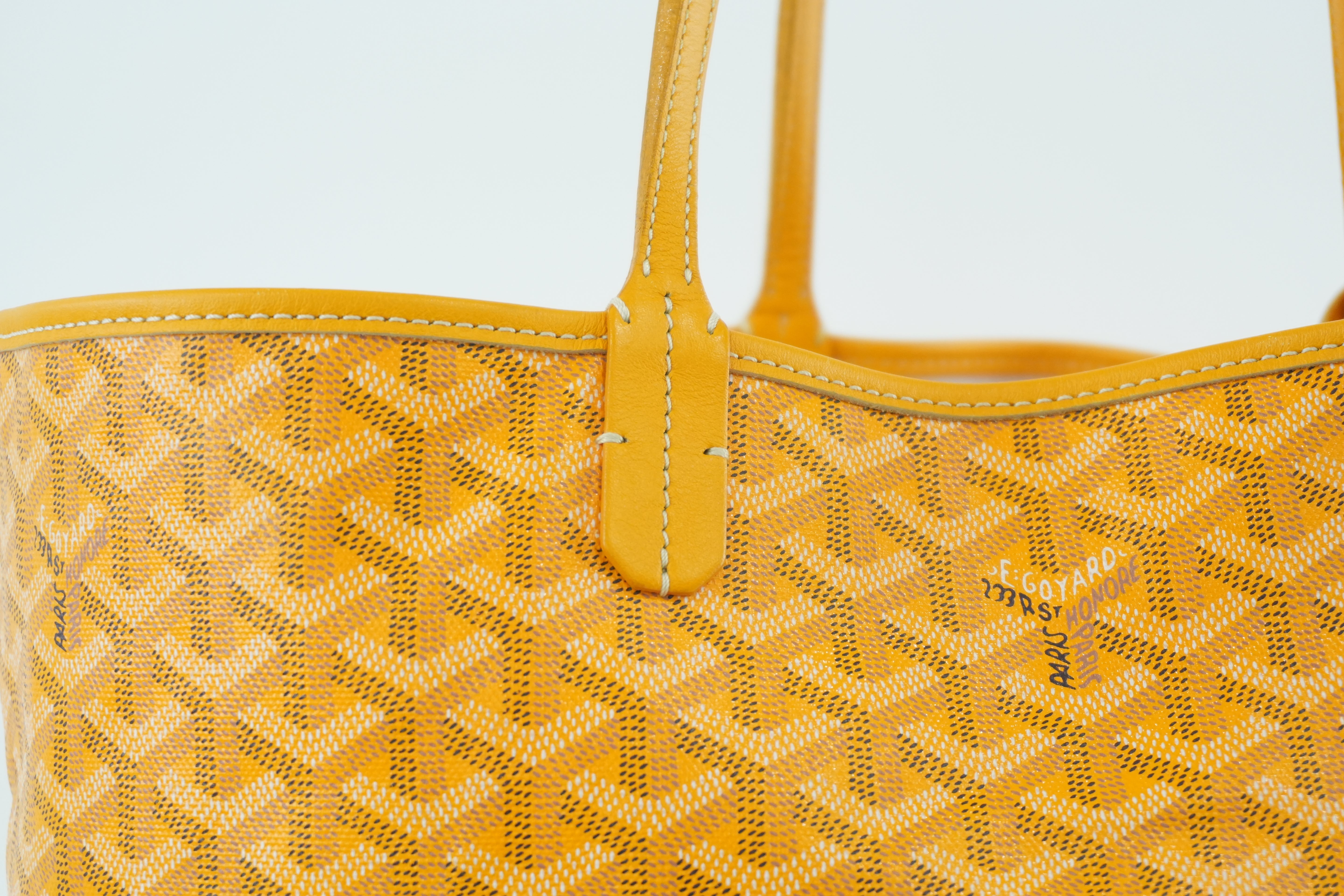 Pre-owned Goyard Saint Louis PM Yellow
