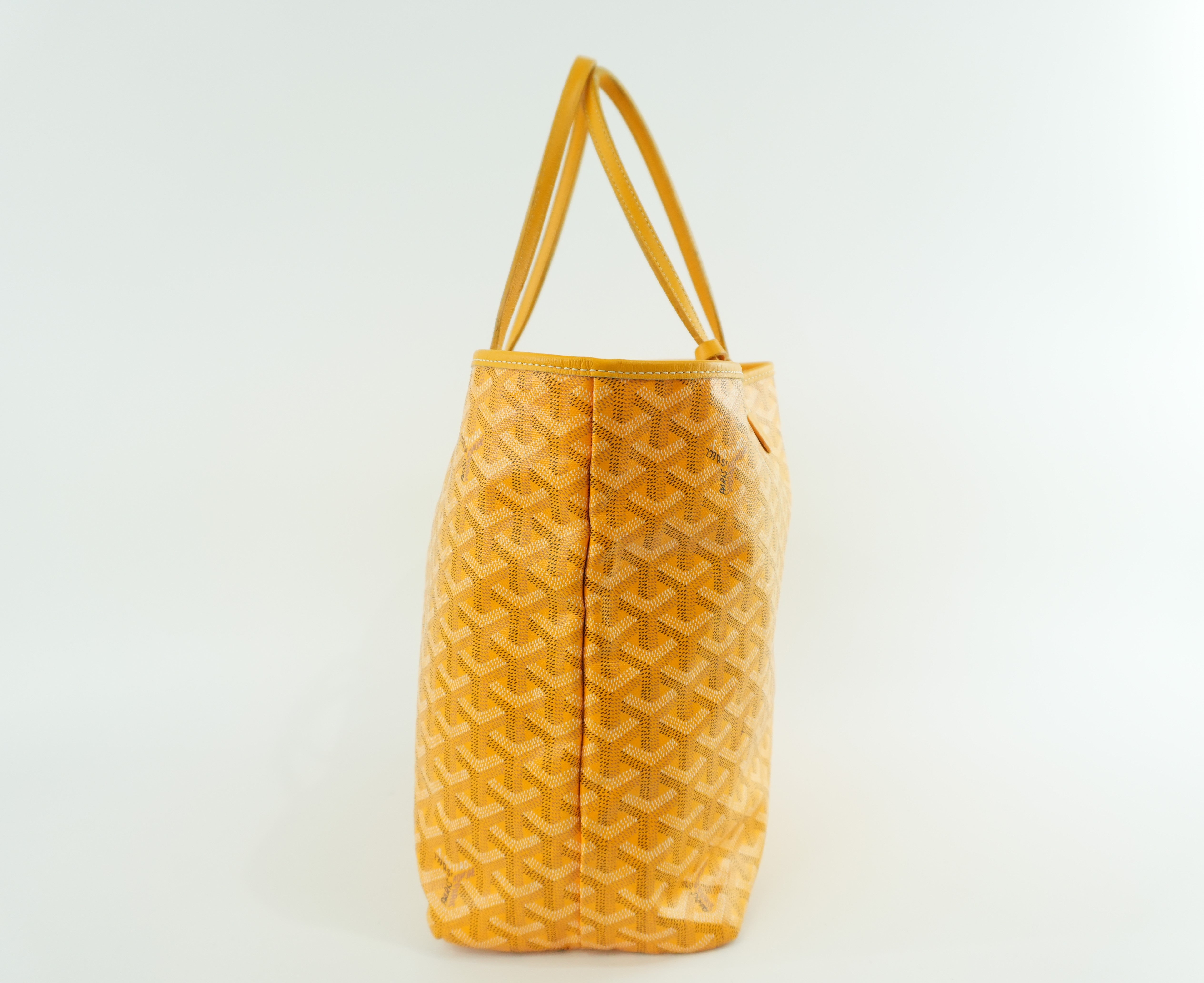 Pre-owned Goyard Saint Louis PM Yellow