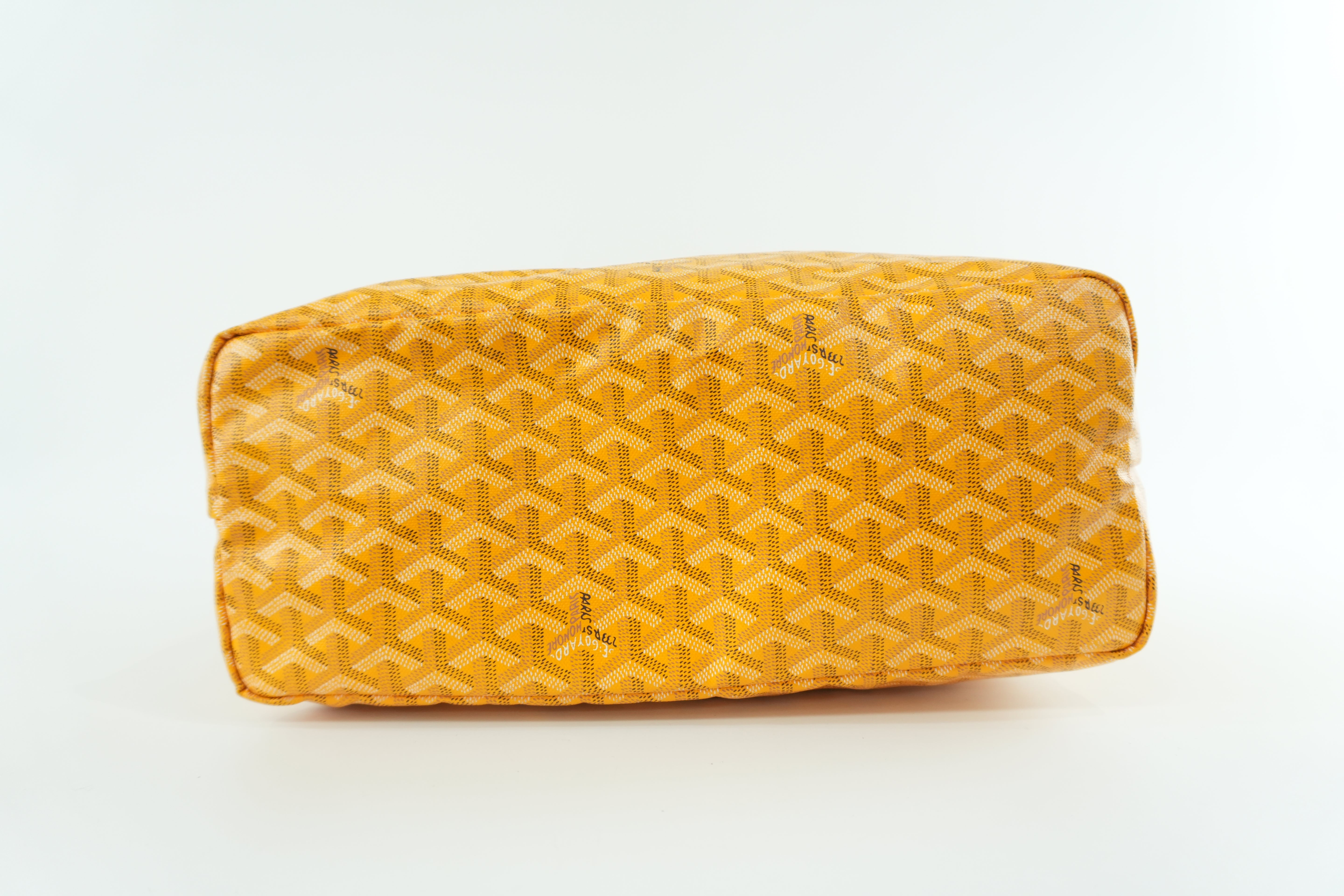 Pre-owned Goyard Saint Louis PM Yellow