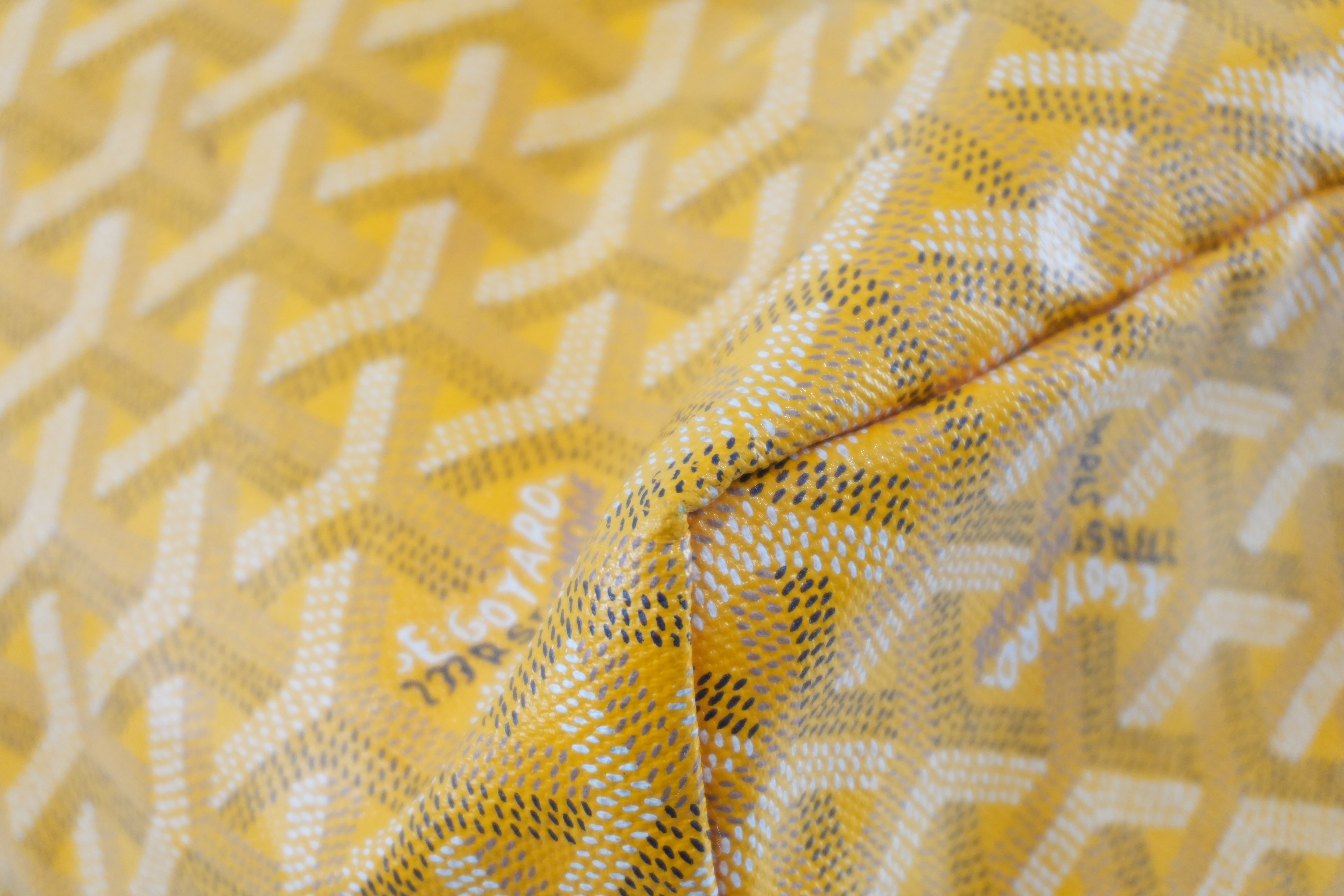 Pre-owned Goyard Saint Louis PM Yellow