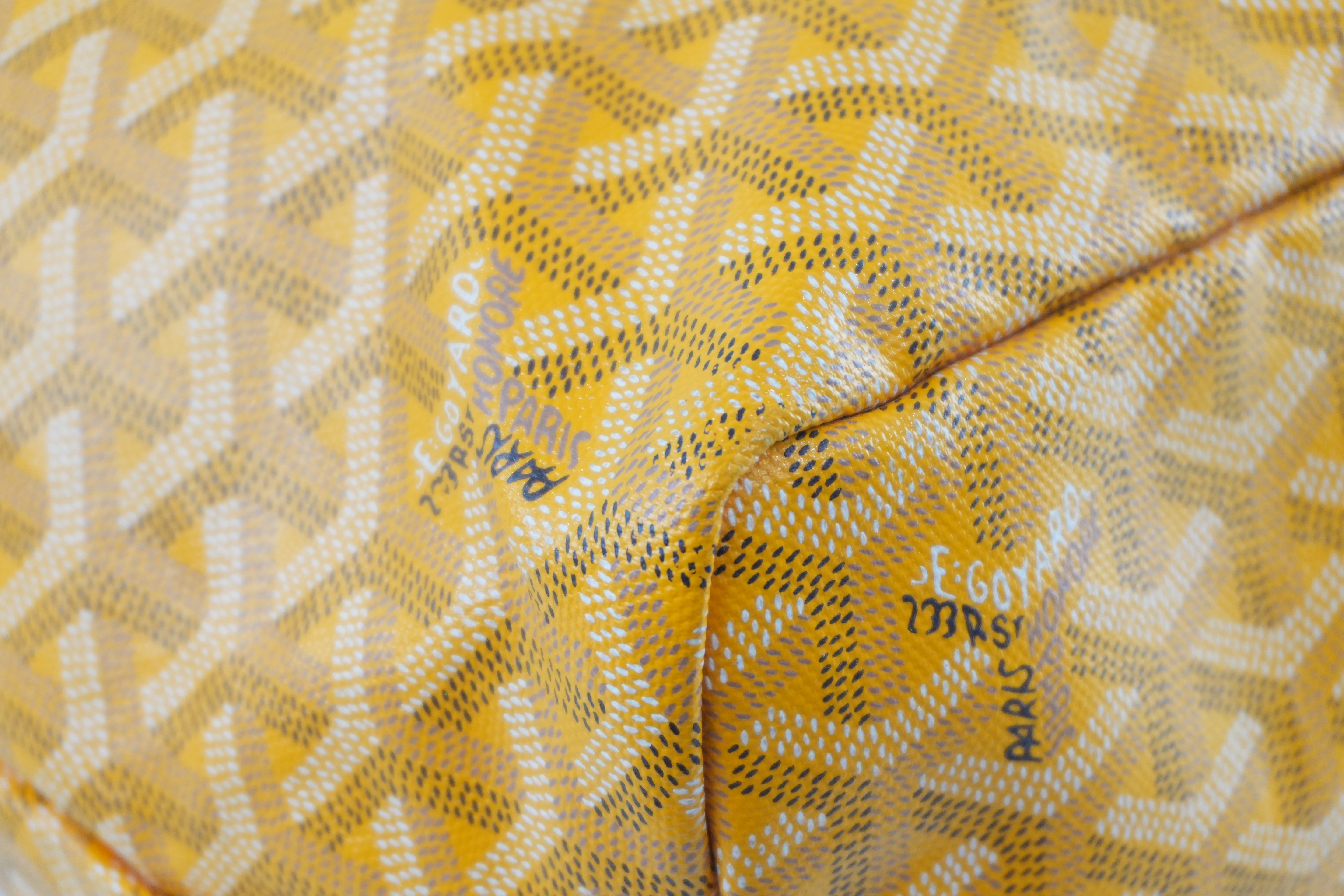 Pre-owned Goyard Saint Louis PM Yellow