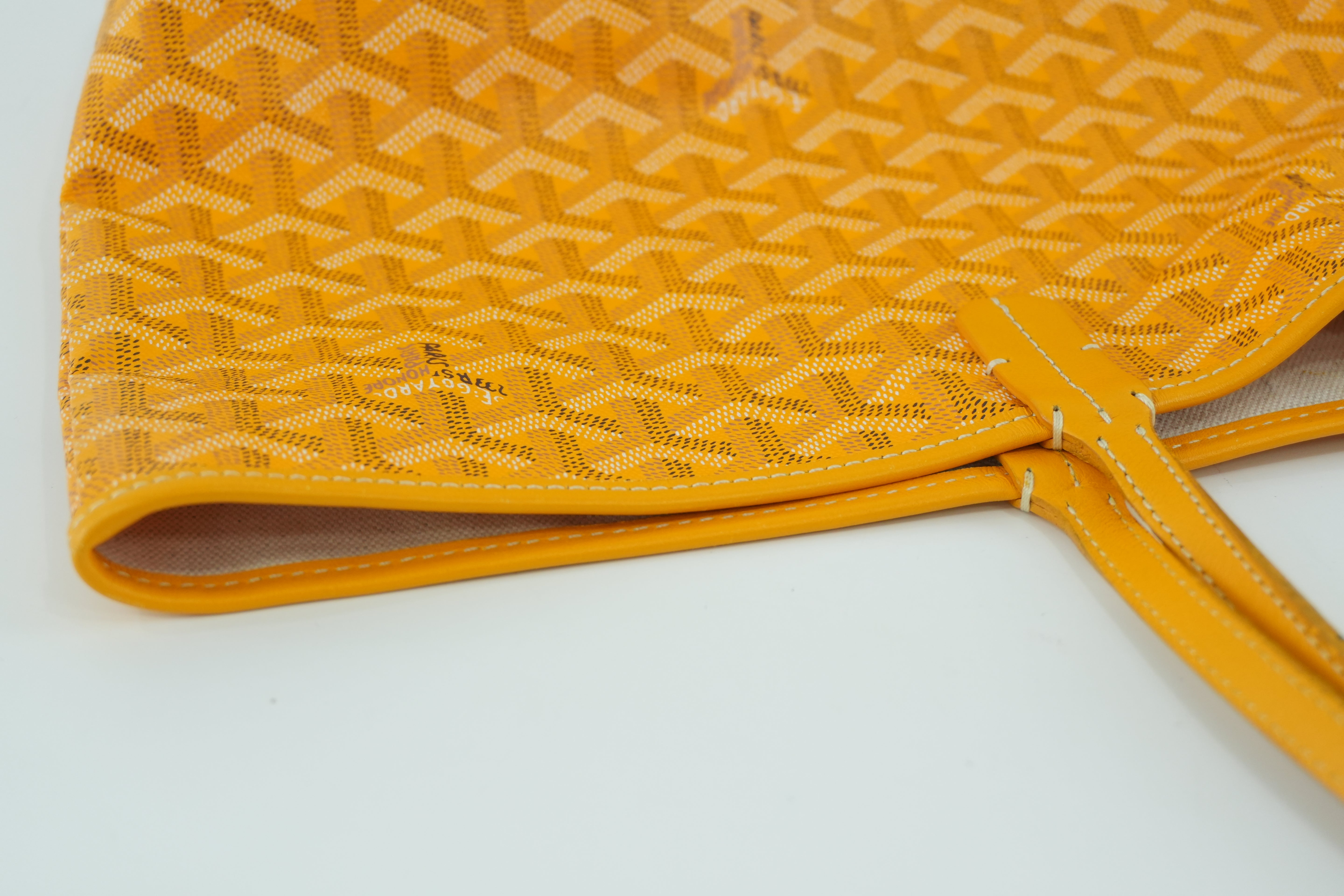 Pre-owned Goyard Saint Louis PM Yellow