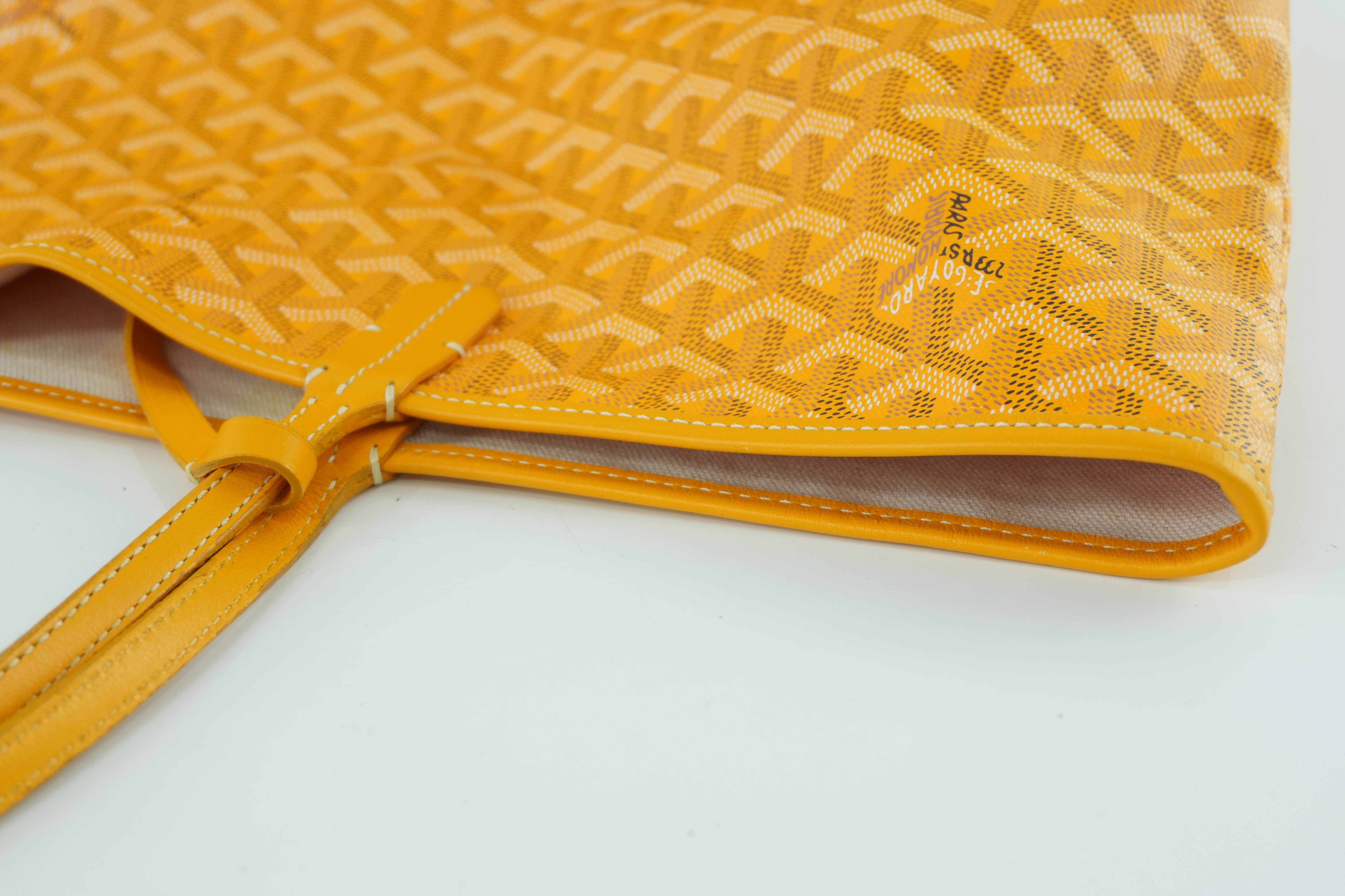 Pre-owned Goyard Saint Louis PM Yellow