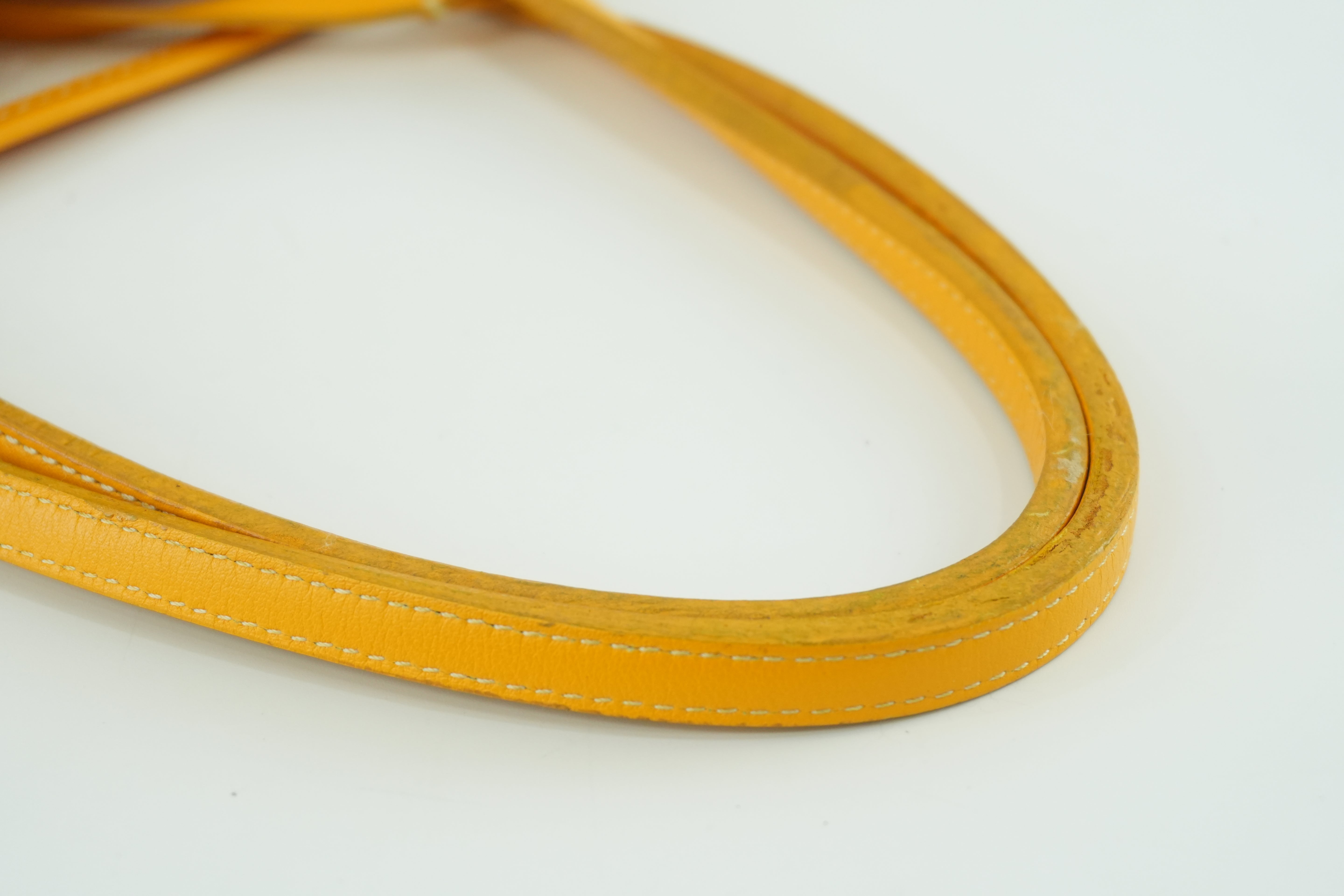 Pre-owned Goyard Saint Louis PM Yellow