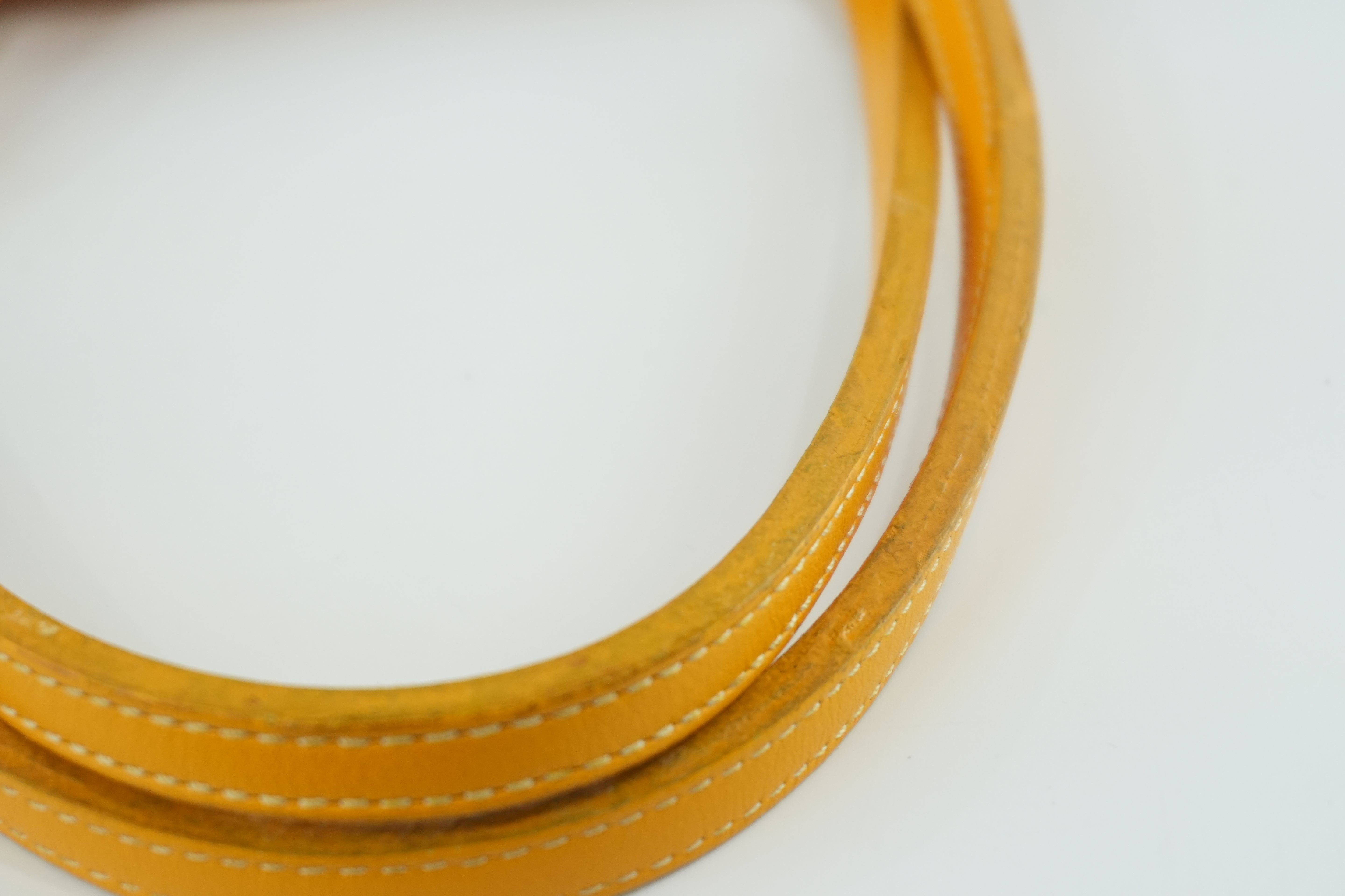 Pre-owned Goyard Saint Louis PM Yellow