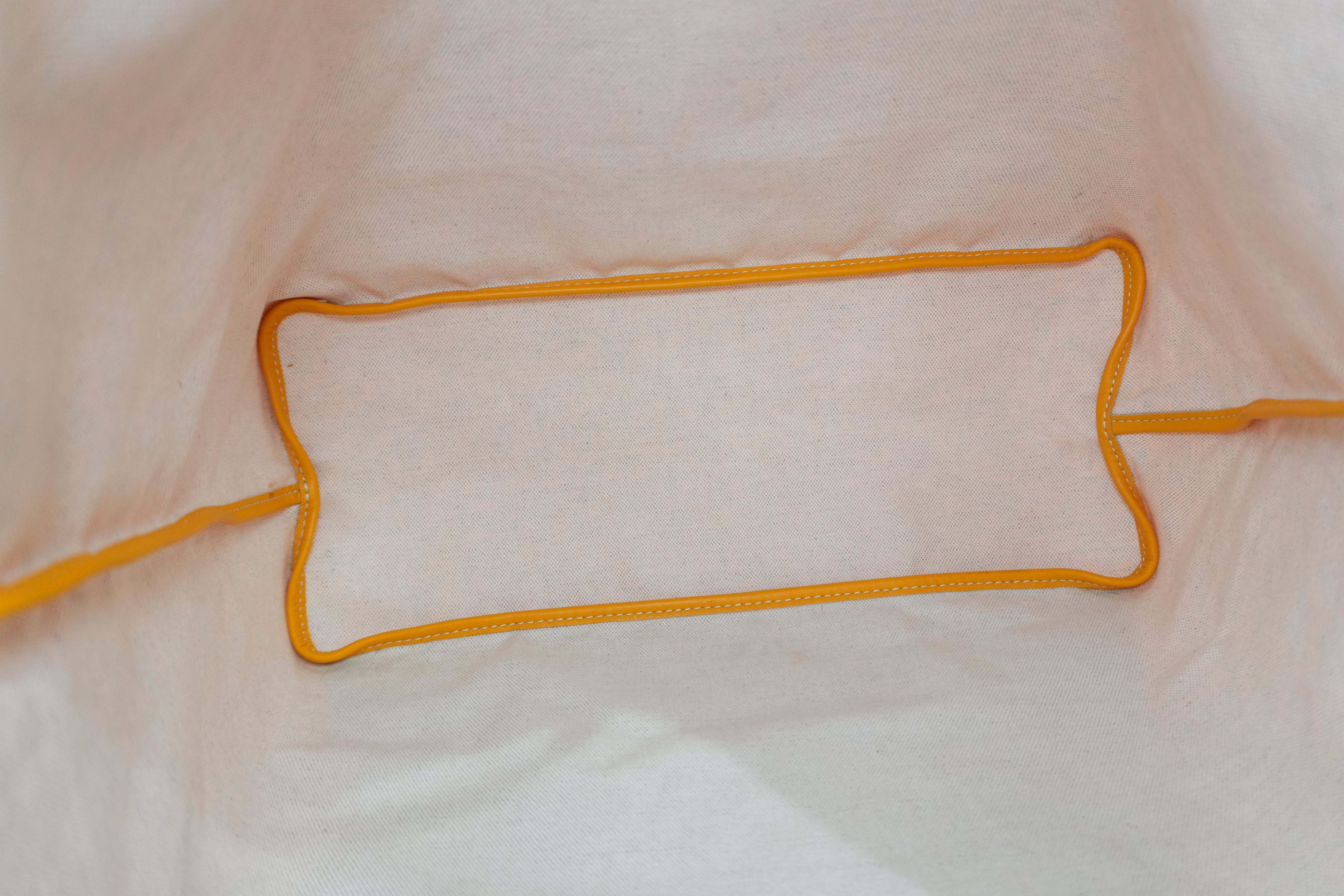 Pre-owned Goyard Saint Louis PM Yellow