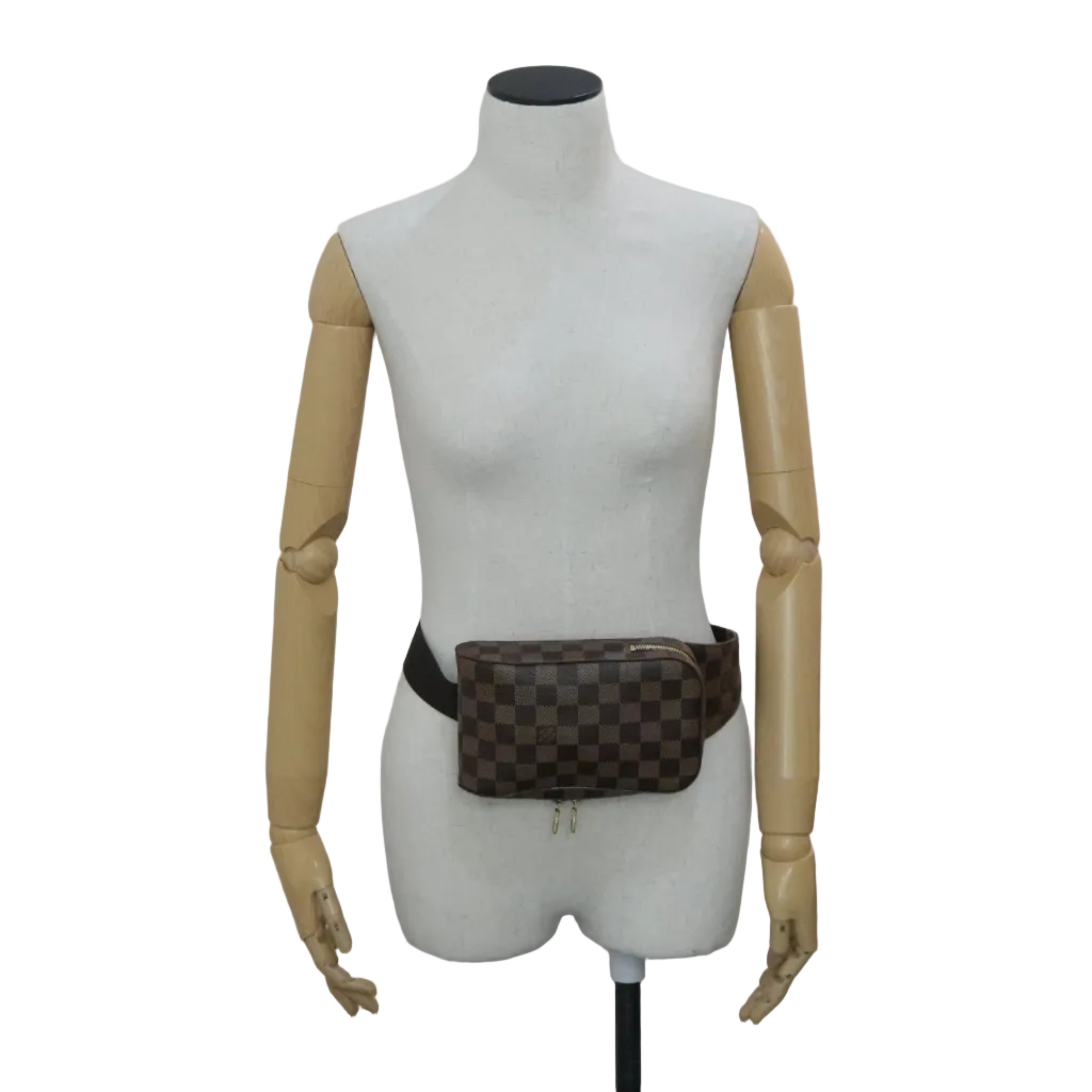 Pre-owned Louis Vuitton Damier Ebene Geronimo Body Bag