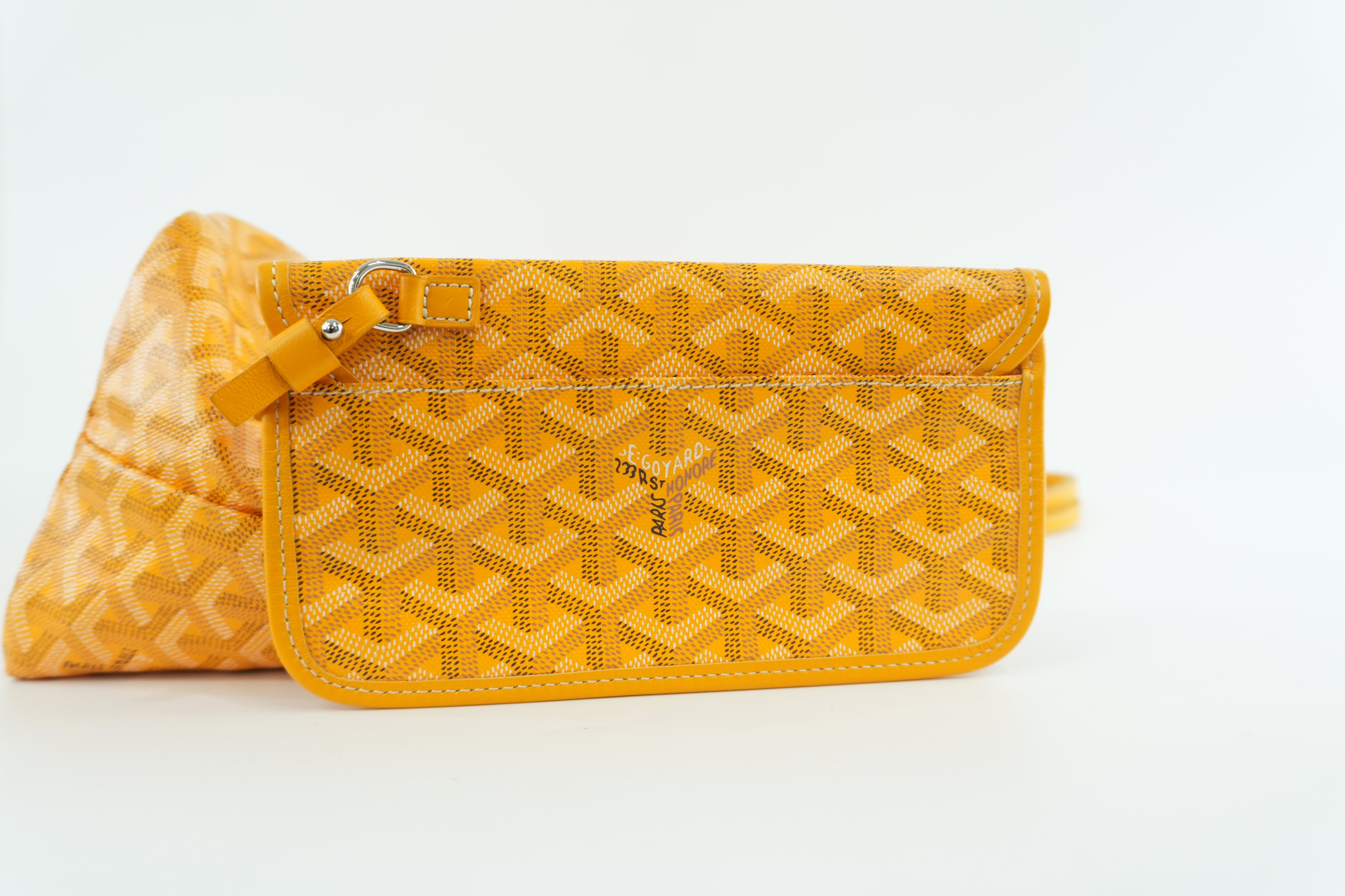 Pre-owned Goyard Saint Louis PM Yellow