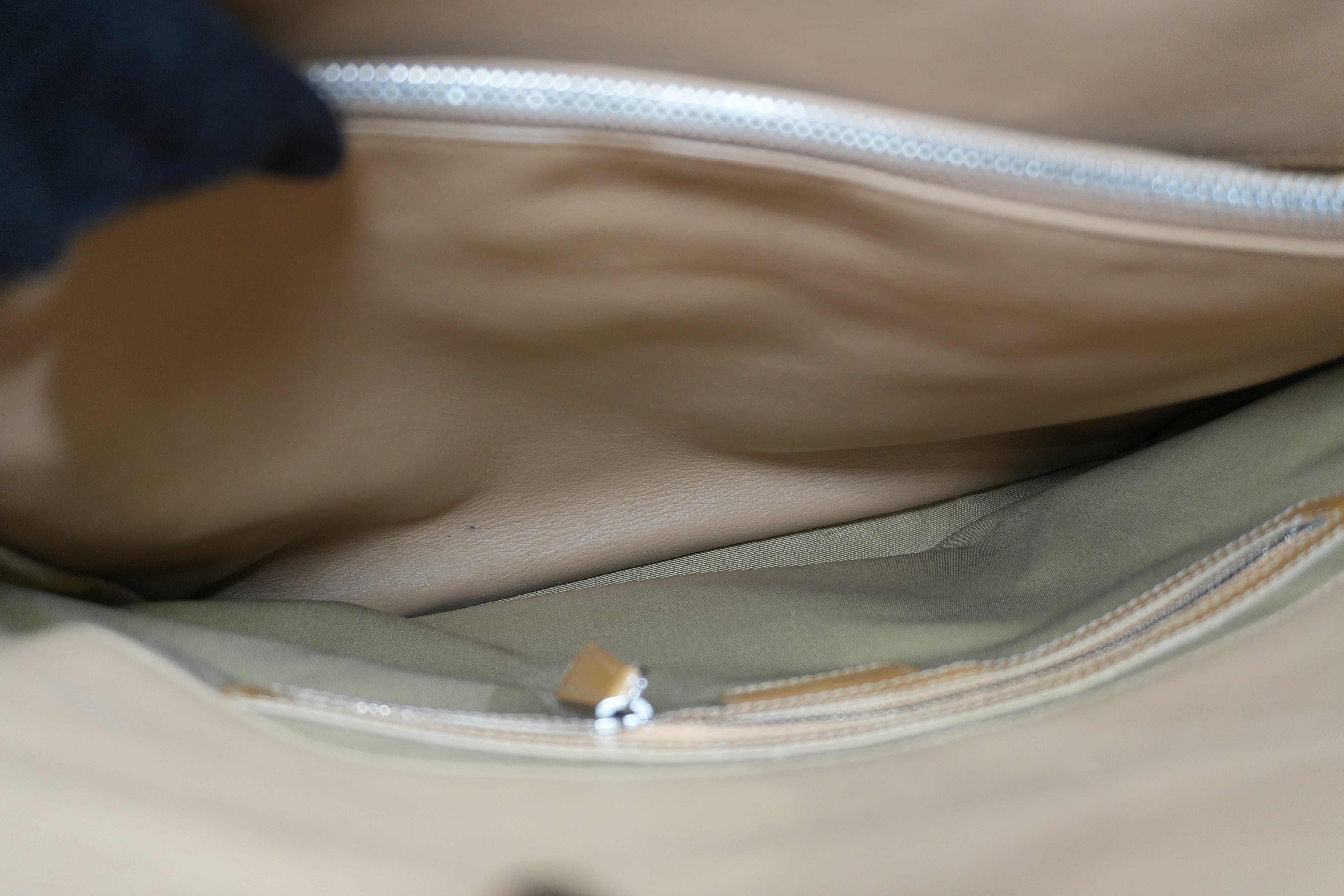 Pre-owned Dior Lady Dior Handbag Yellow