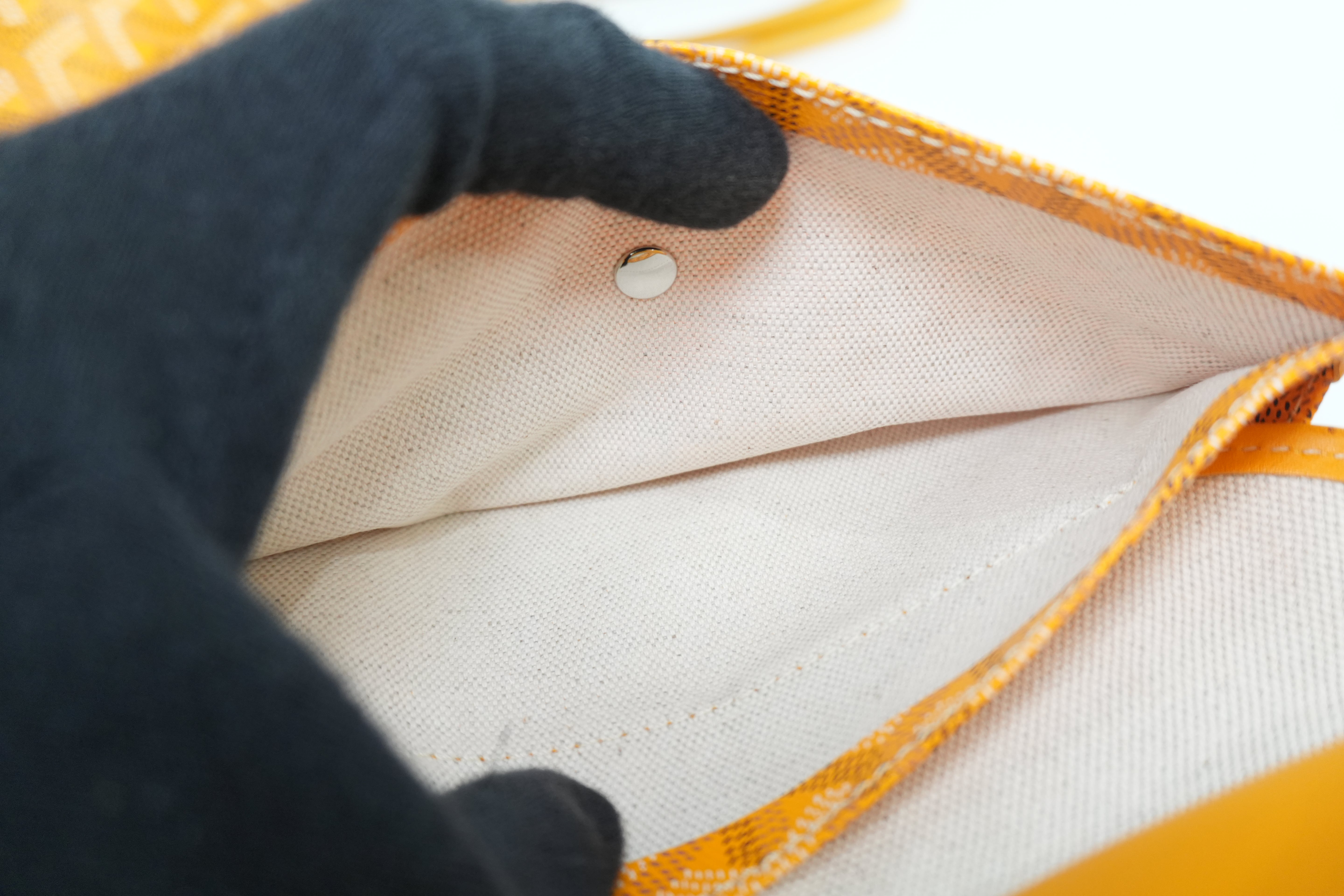 Pre-owned Goyard Saint Louis PM Yellow