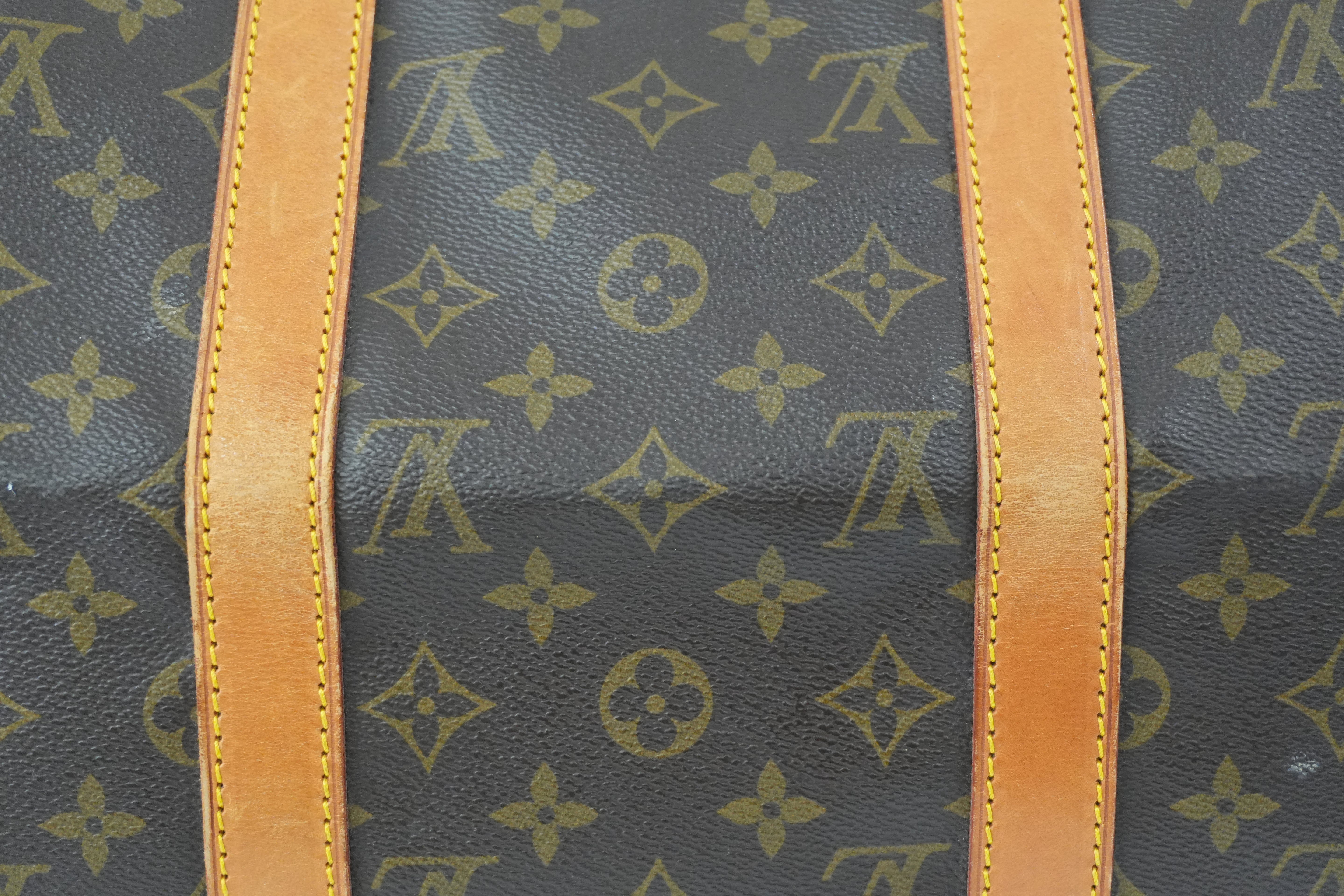 Pre-owned Louis Vuitton Monogram Keepall 50 Bandouliere