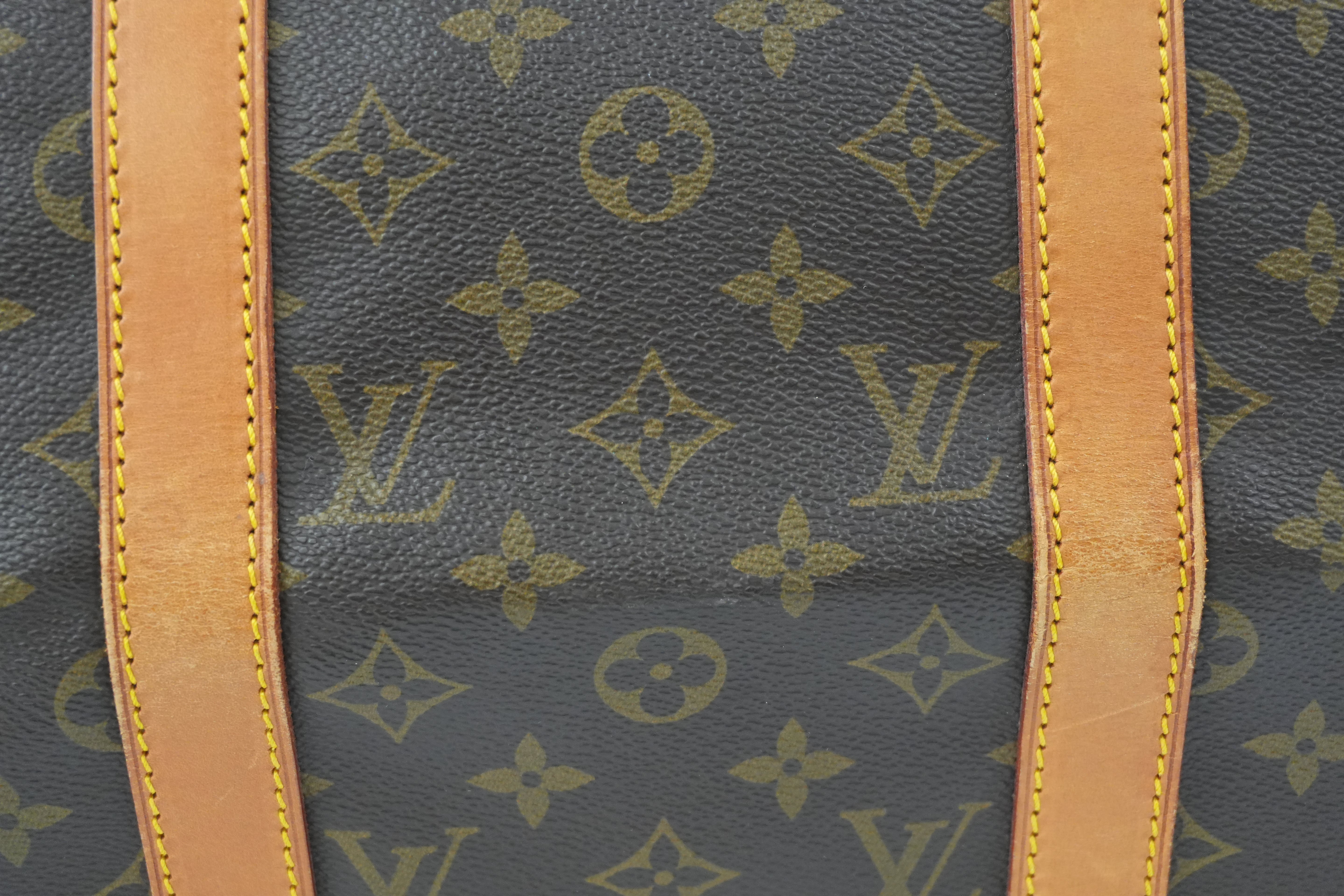 Pre-owned Louis Vuitton Monogram Keepall 50 Bandouliere
