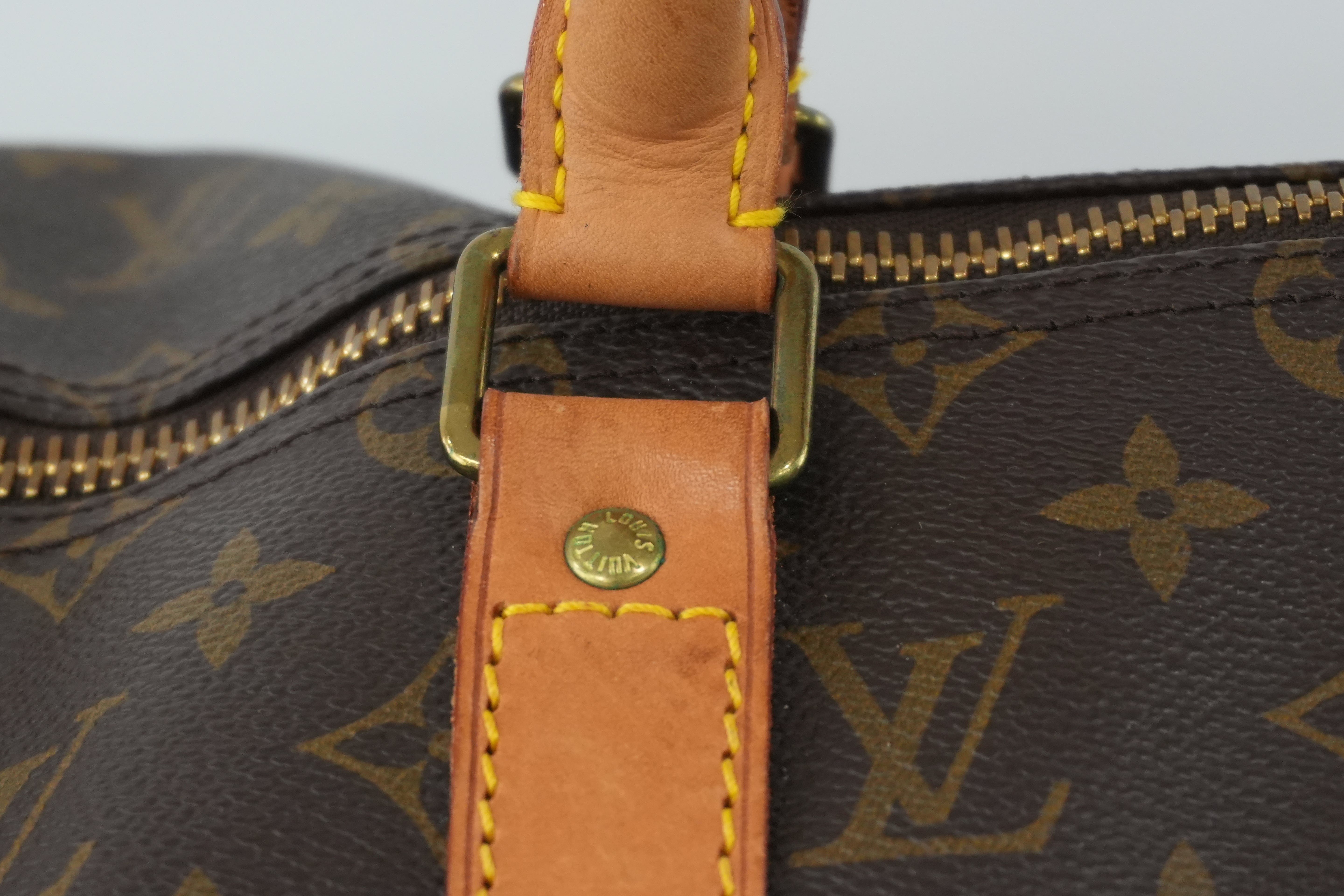 Pre-owned Louis Vuitton Monogram Keepall 50 Bandouliere