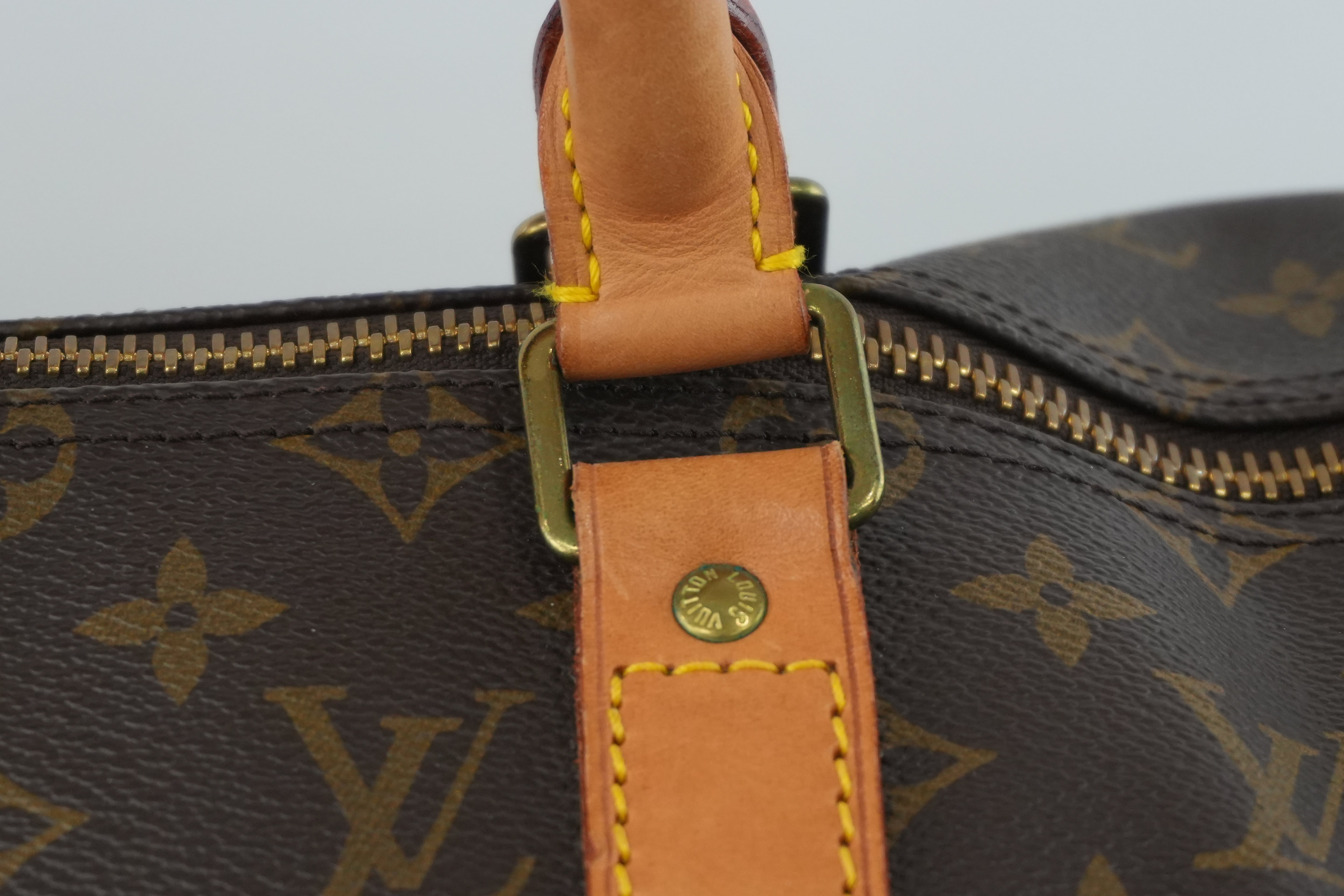 Pre-owned Louis Vuitton Monogram Keepall 50 Bandouliere