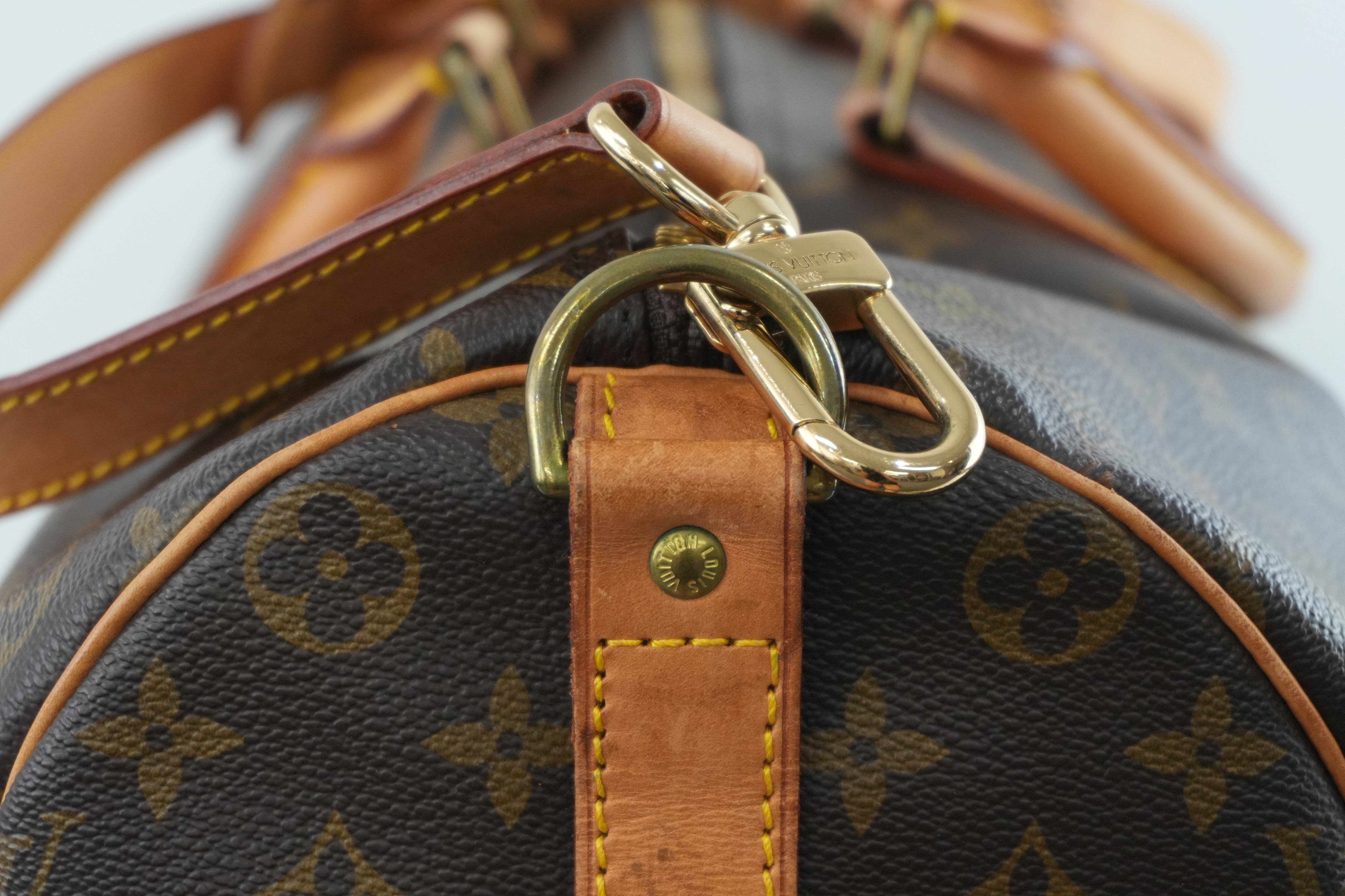 Pre-owned Louis Vuitton Monogram Keepall 50 Bandouliere