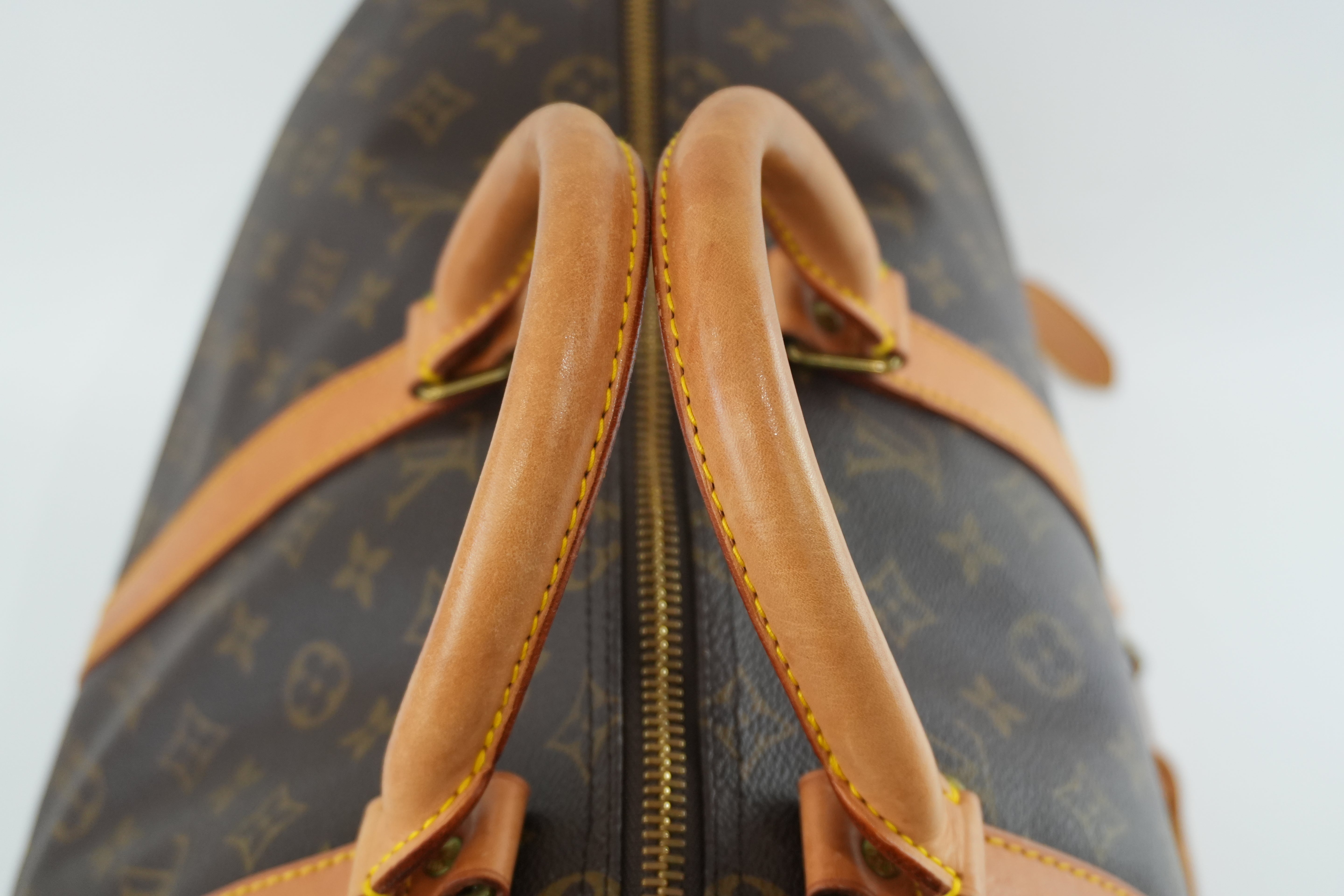Pre-owned Louis Vuitton Monogram Keepall 50 Bandouliere