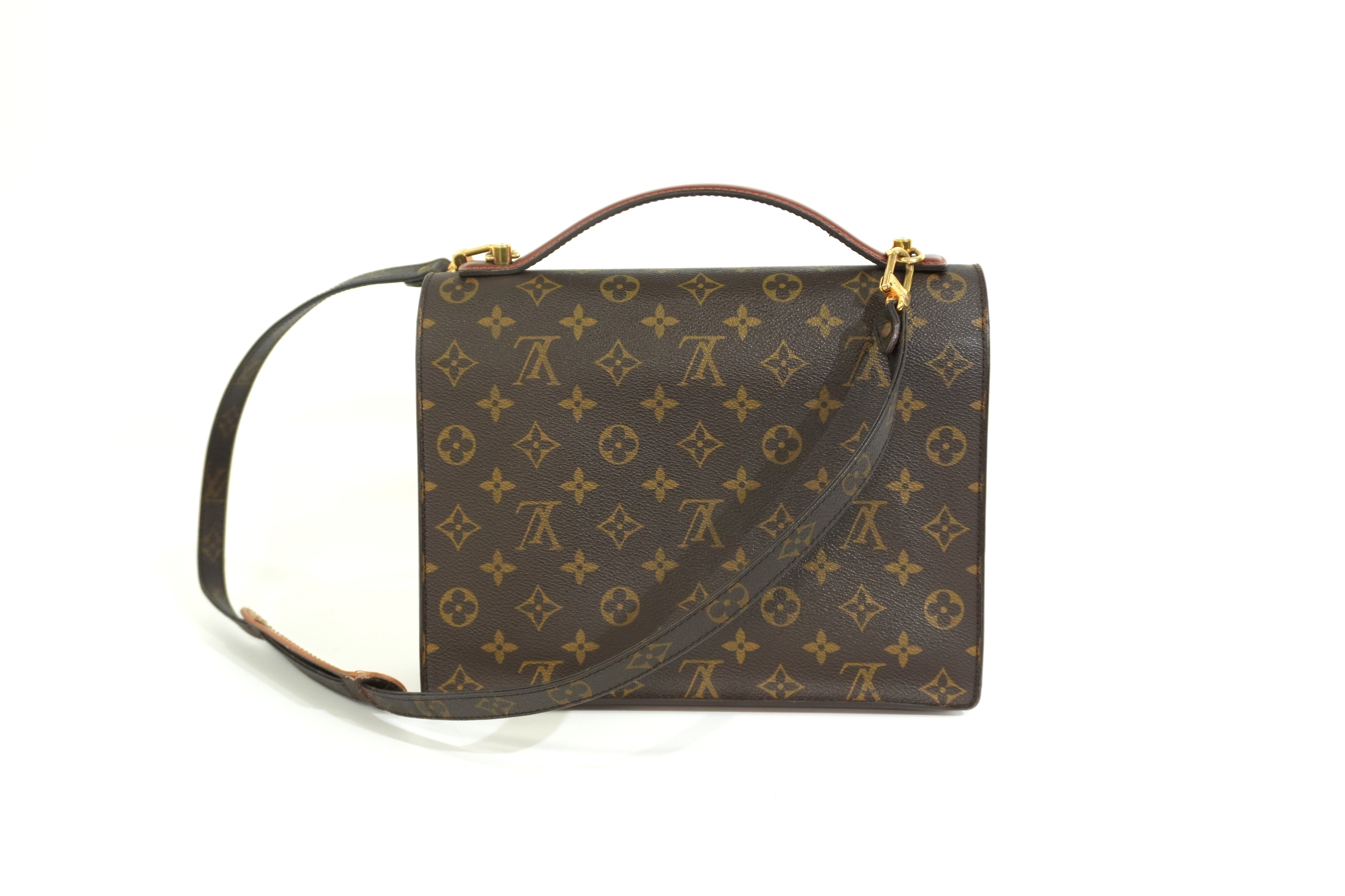 Pre-owned Louis Vuitton Monogram Monceau 28 Shoulder Bag