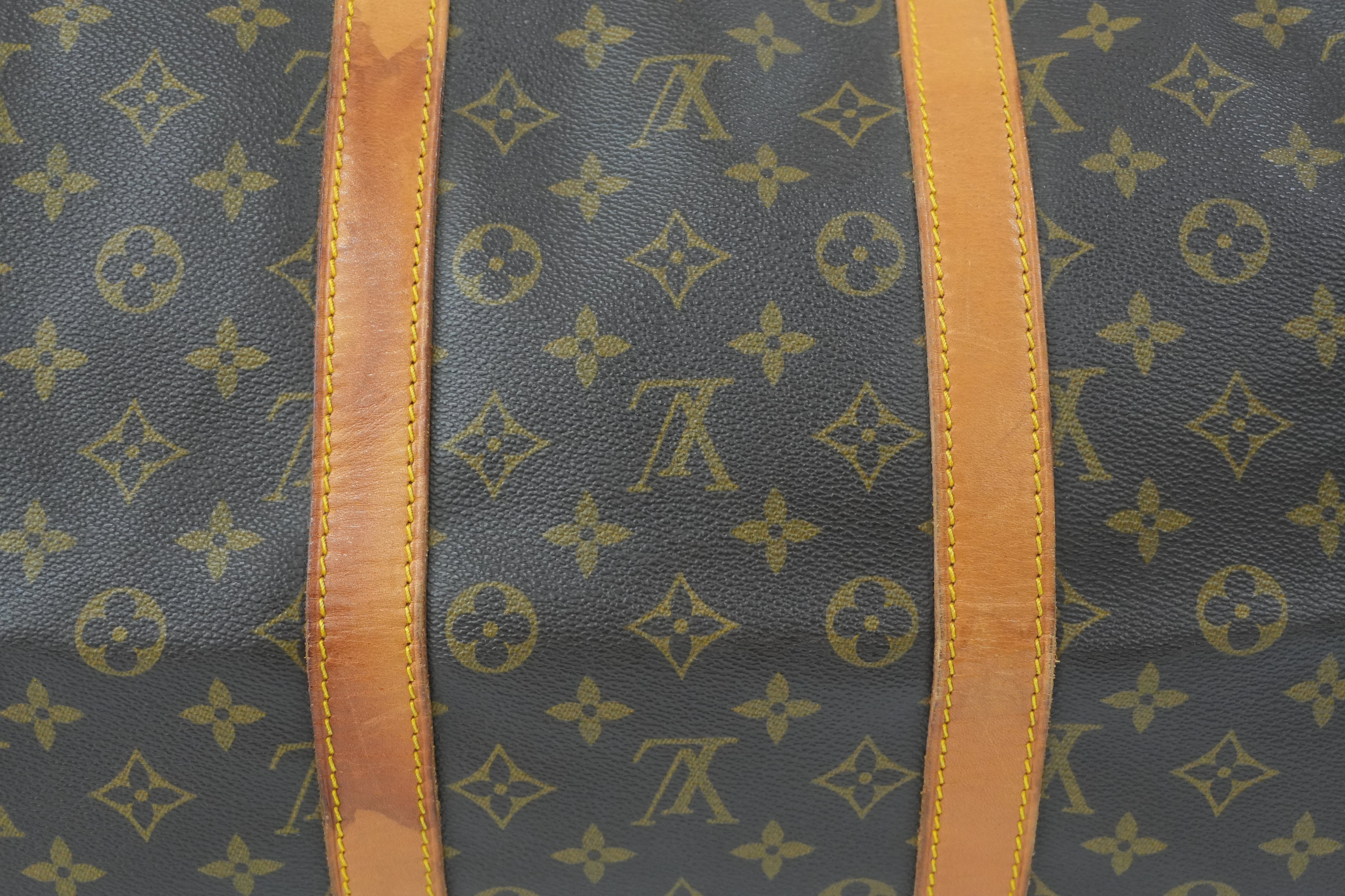 Louis Vuitton Monogram Keepall 55 Bandouliere Used