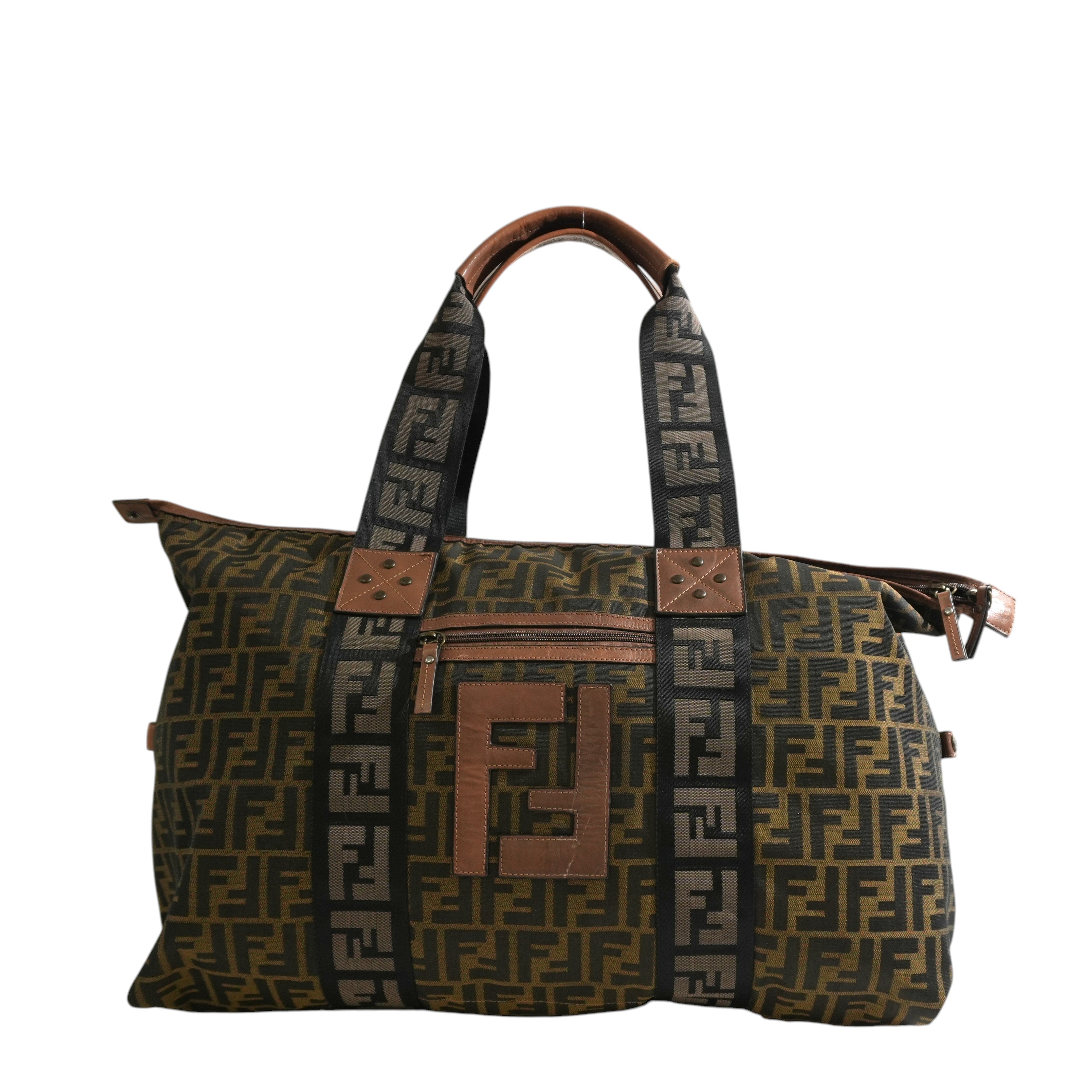 Pre-owned Fendi Zucca Tote Bag Brown