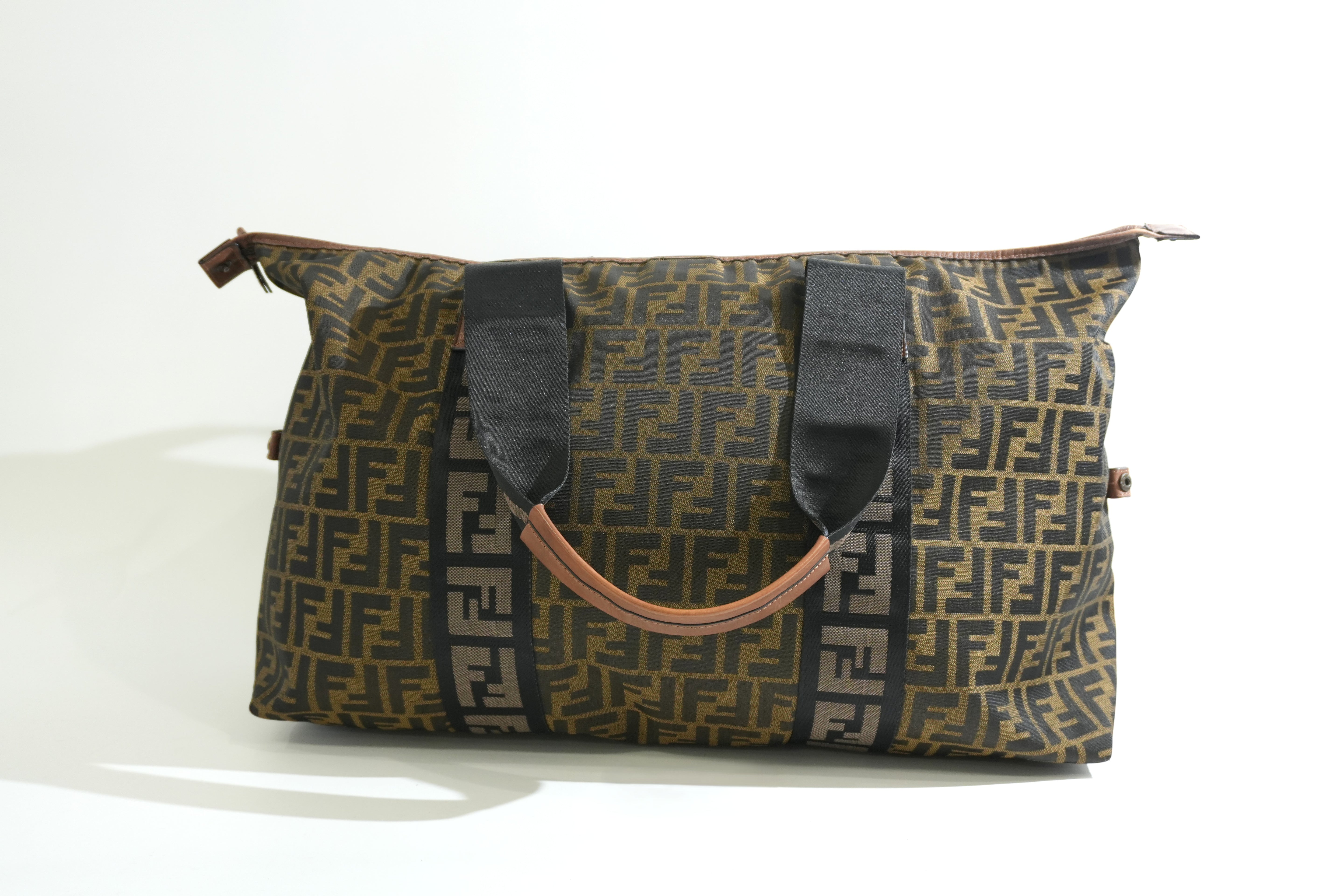 Pre-owned Fendi Zucca Tote Bag Brown