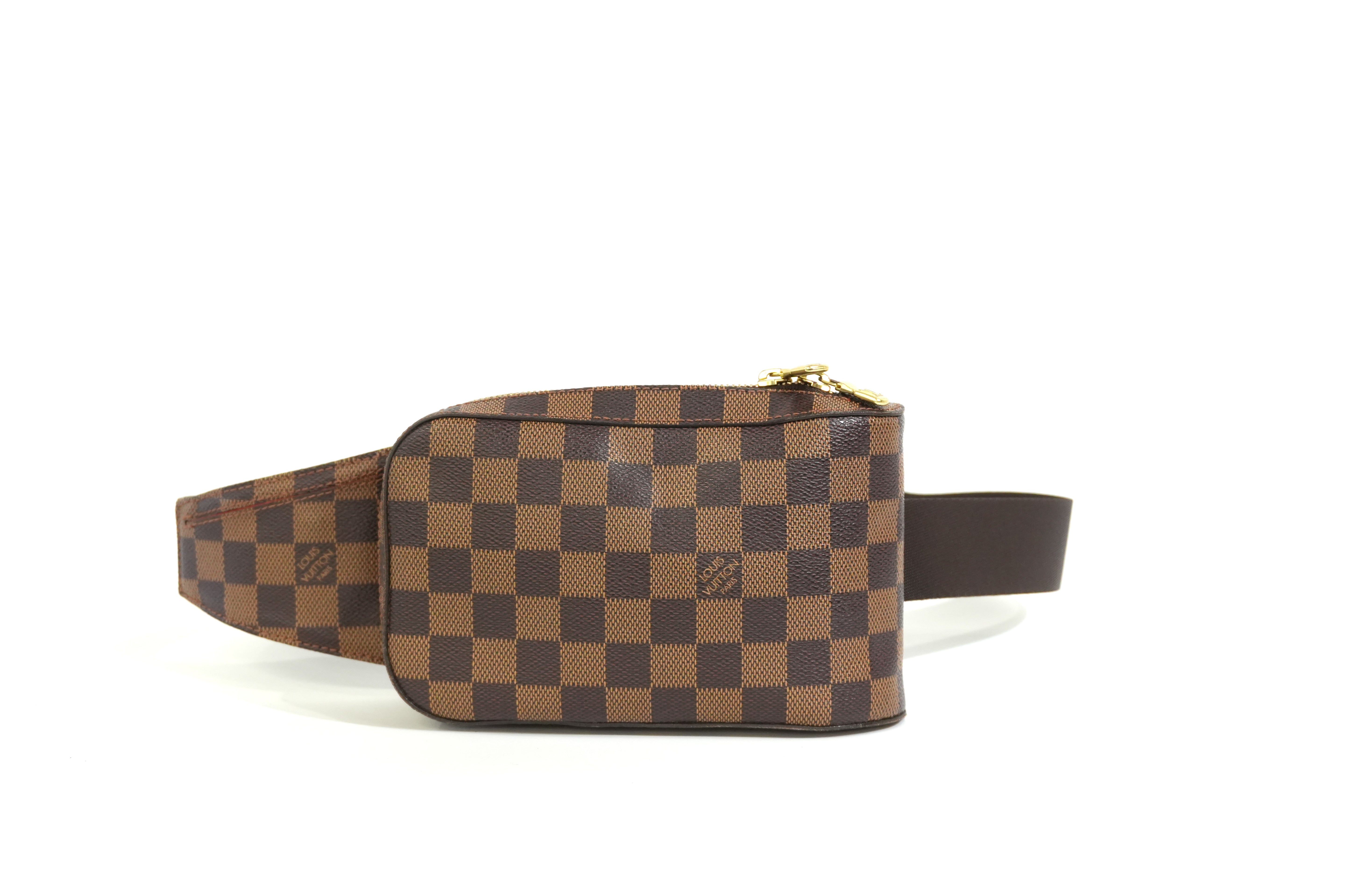 Pre-owned Louis Vuitton Damier Ebene Geronimo Body Bag