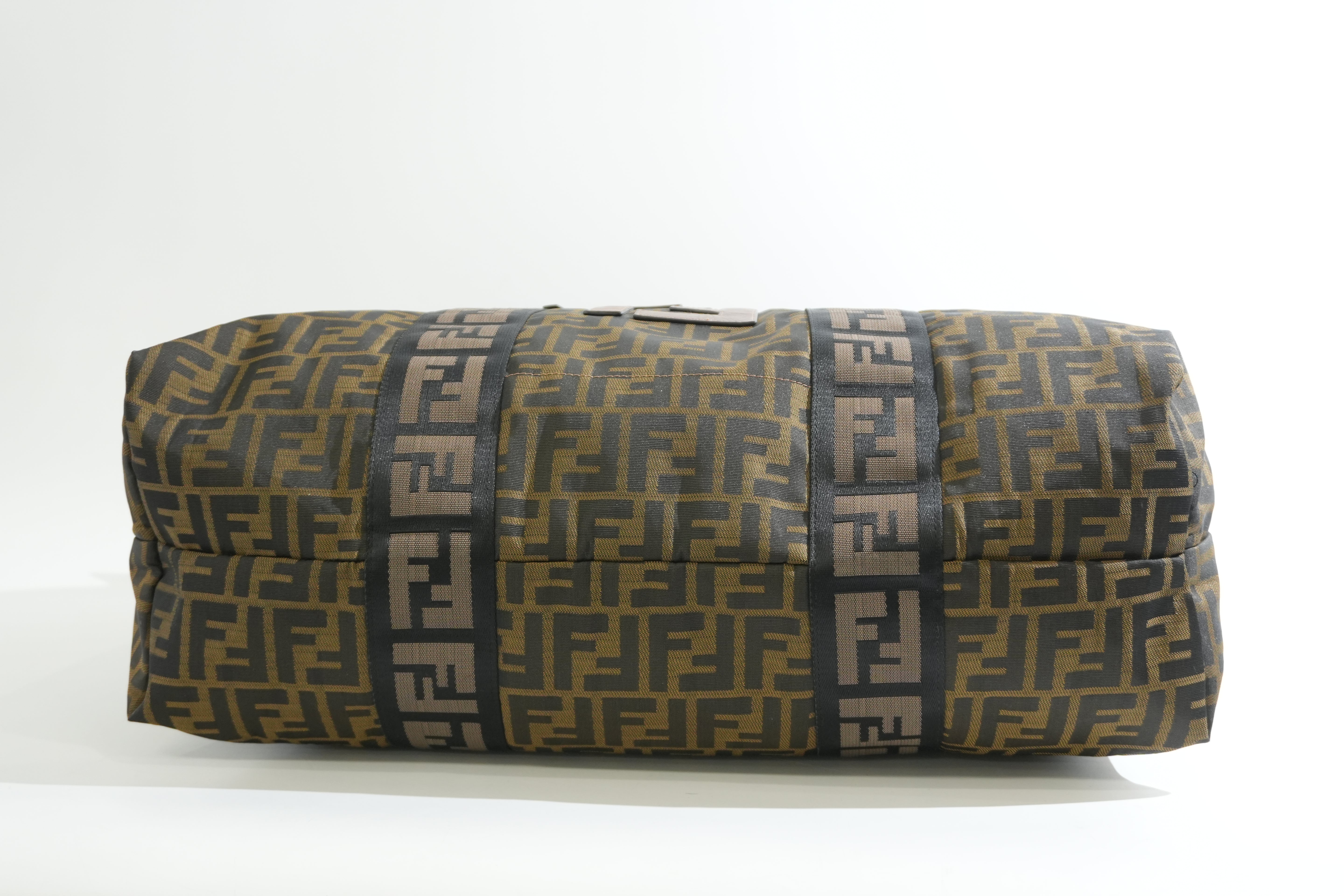 Pre-owned Fendi Zucca Tote Bag Brown