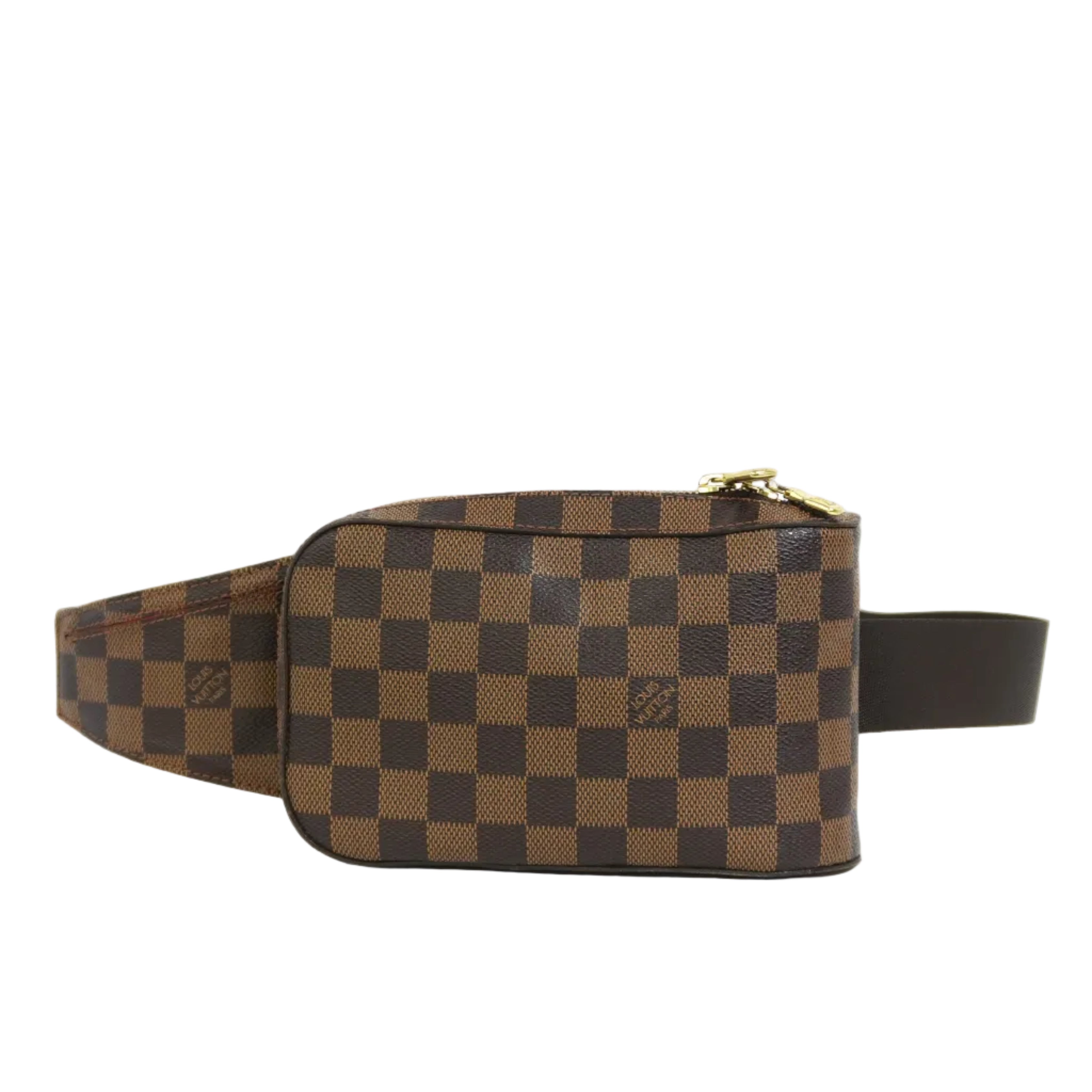 Pre-owned Louis Vuitton Damier Ebene Geronimo Body Bag