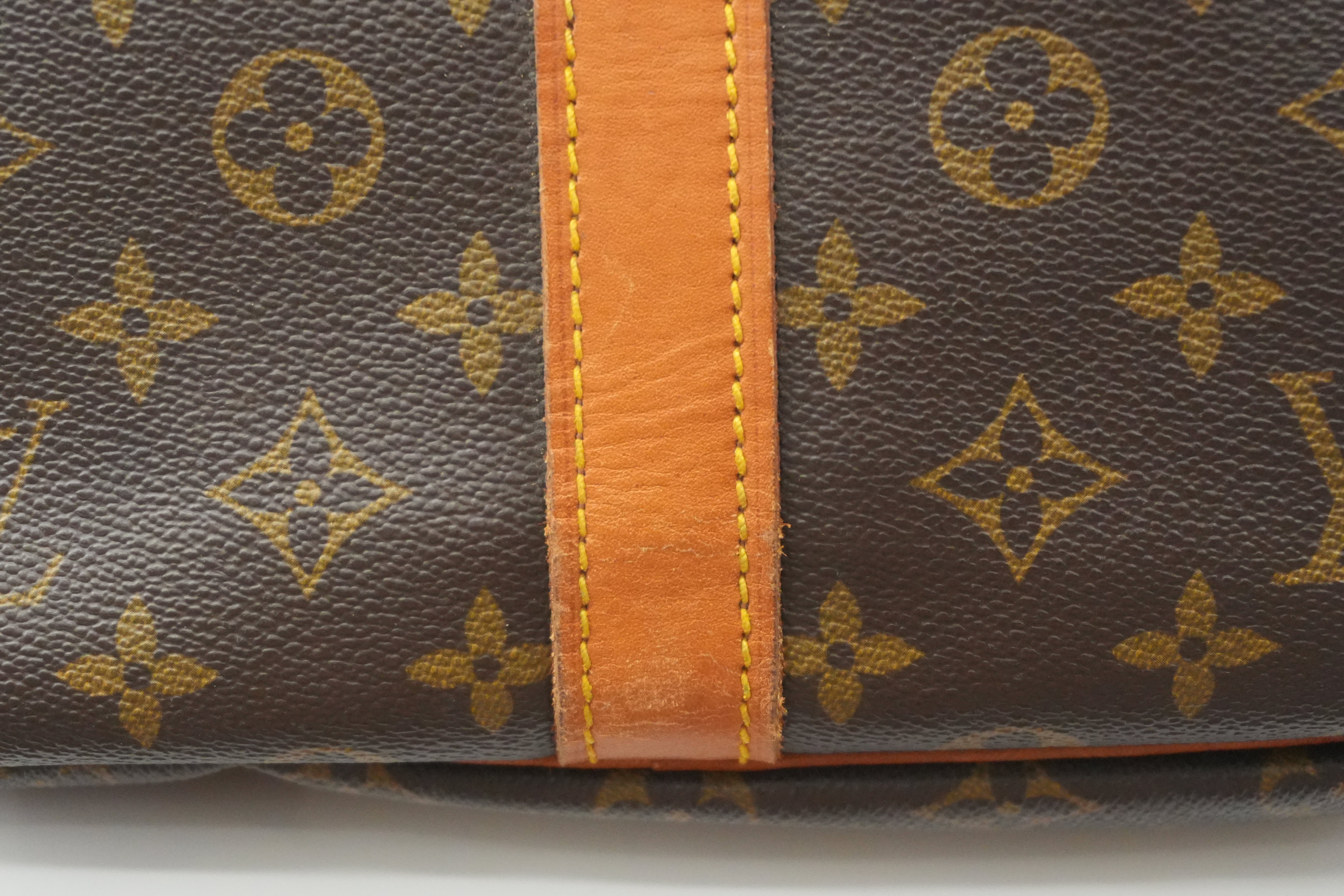 Louis Vuitton Monogram Keepall 55 Bandouliere Used