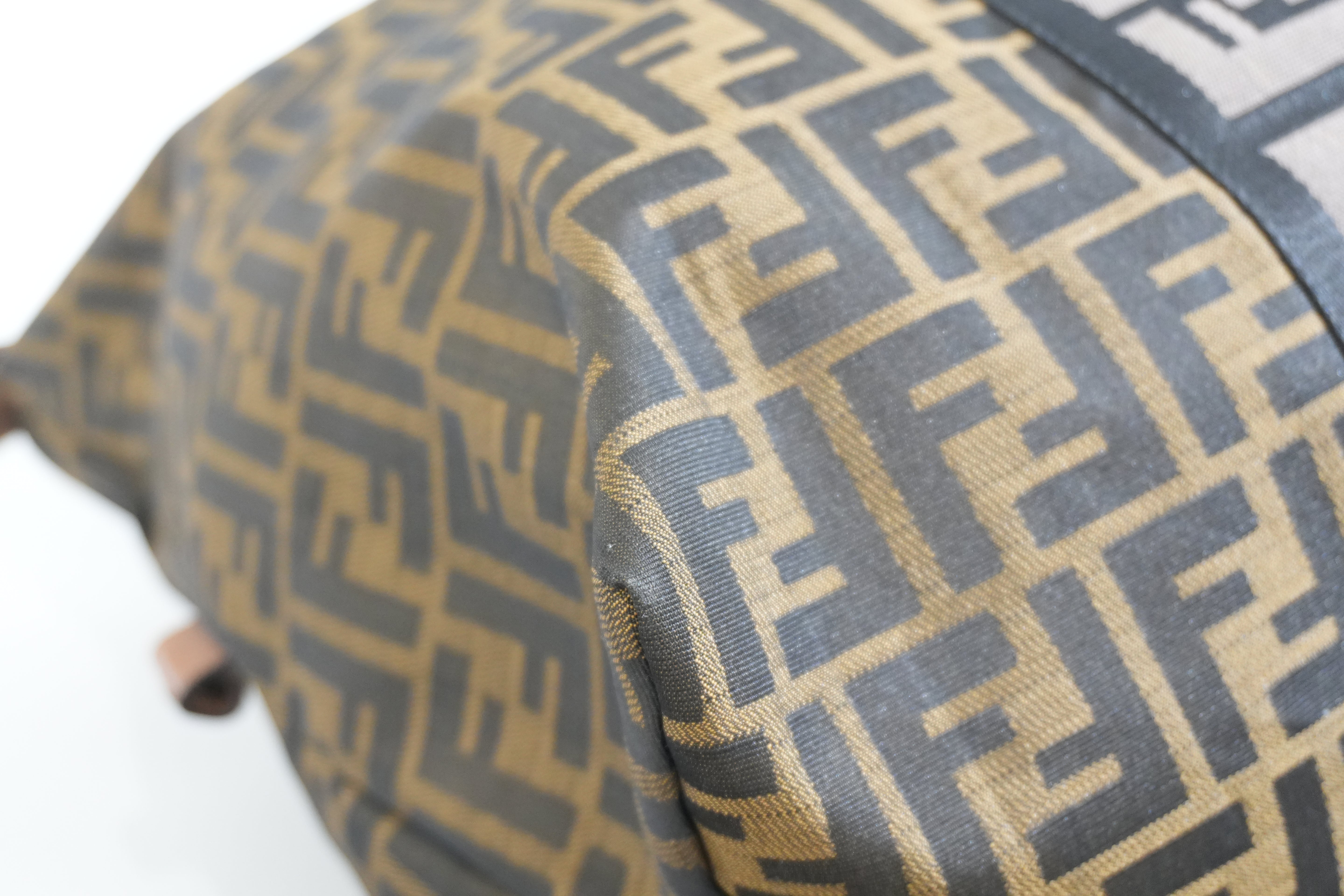 Pre-owned Fendi Zucca Tote Bag Brown