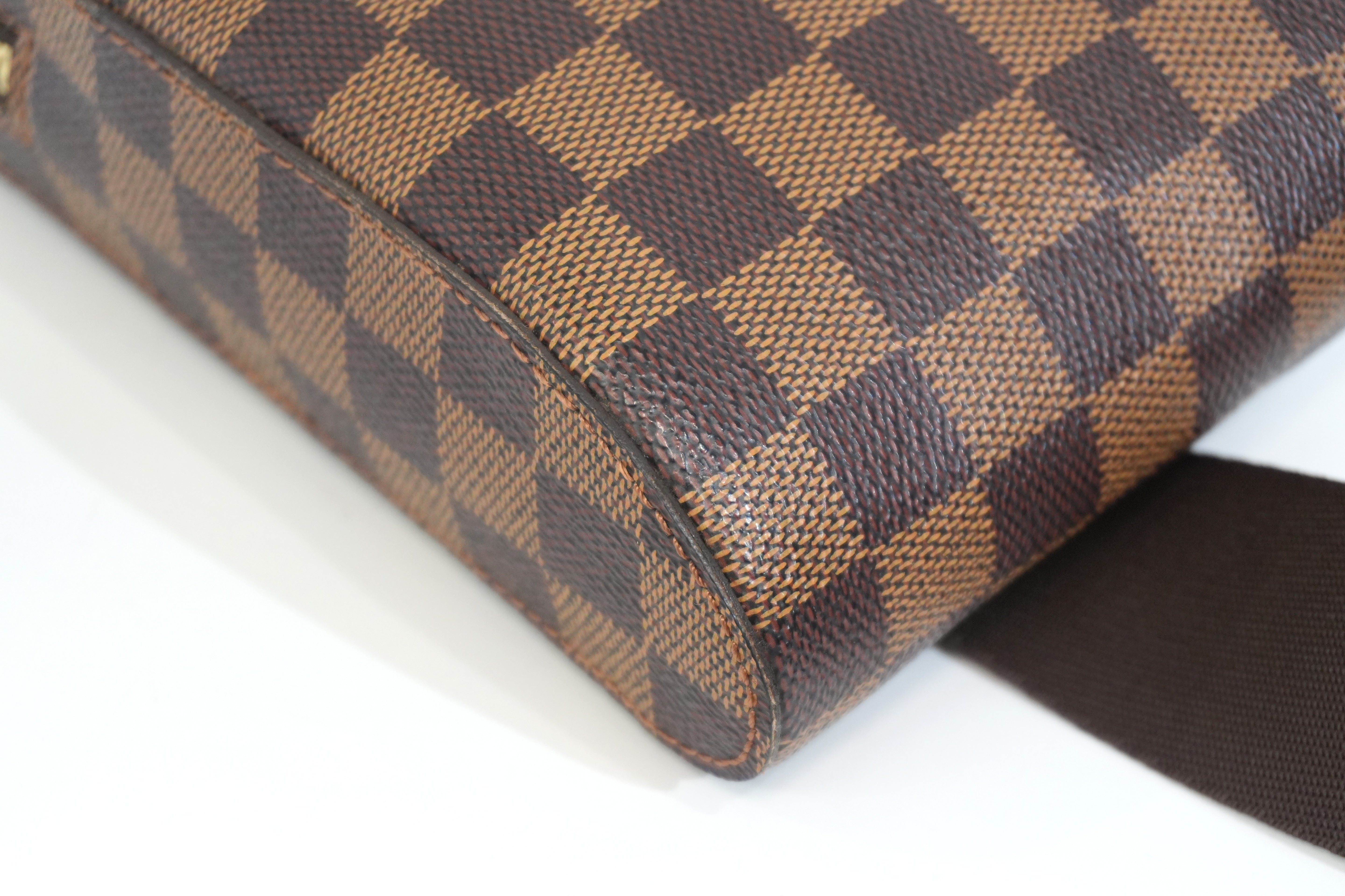 Pre-owned Louis Vuitton Damier Ebene Geronimo Body Bag