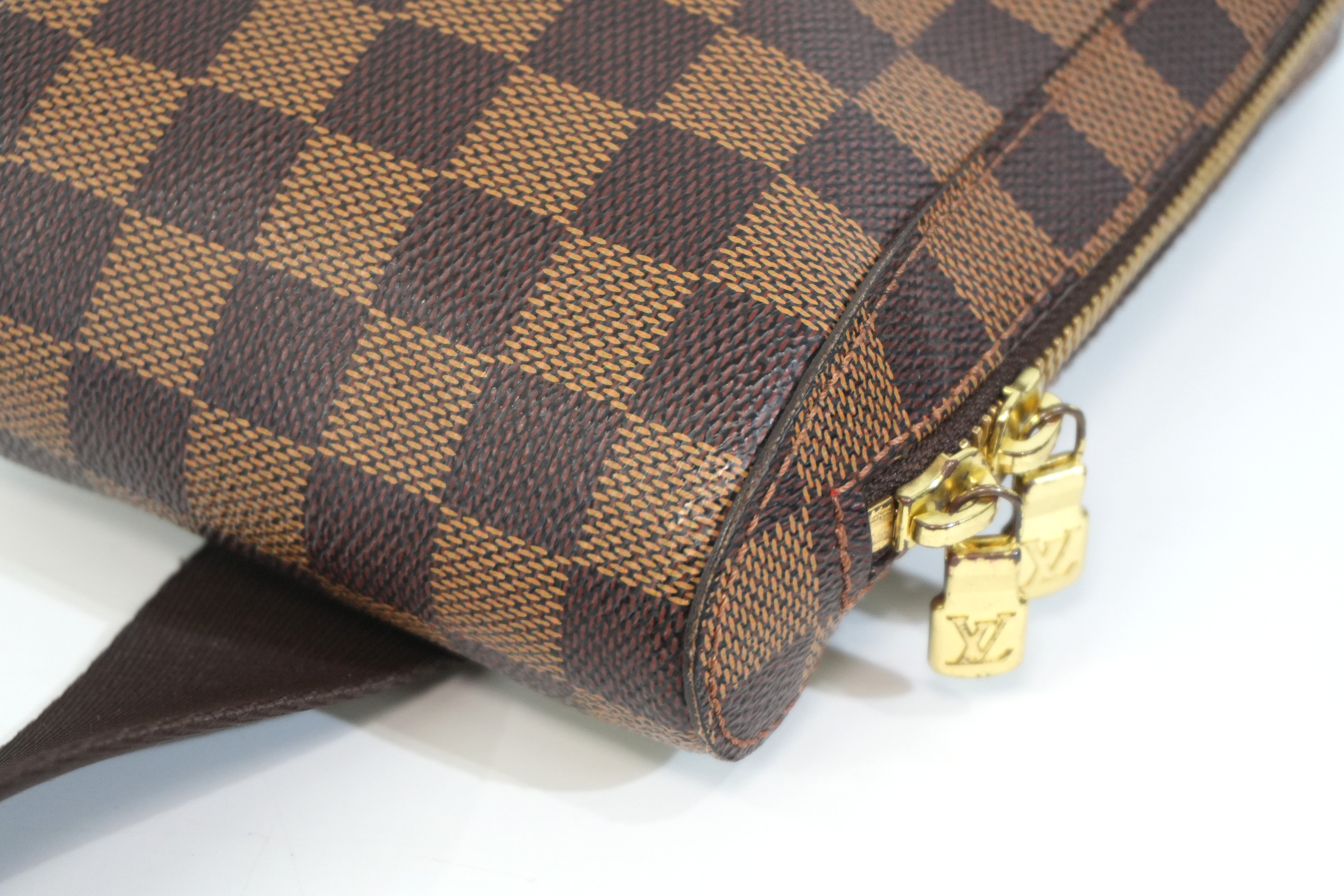 Pre-owned Louis Vuitton Damier Ebene Geronimo Body Bag