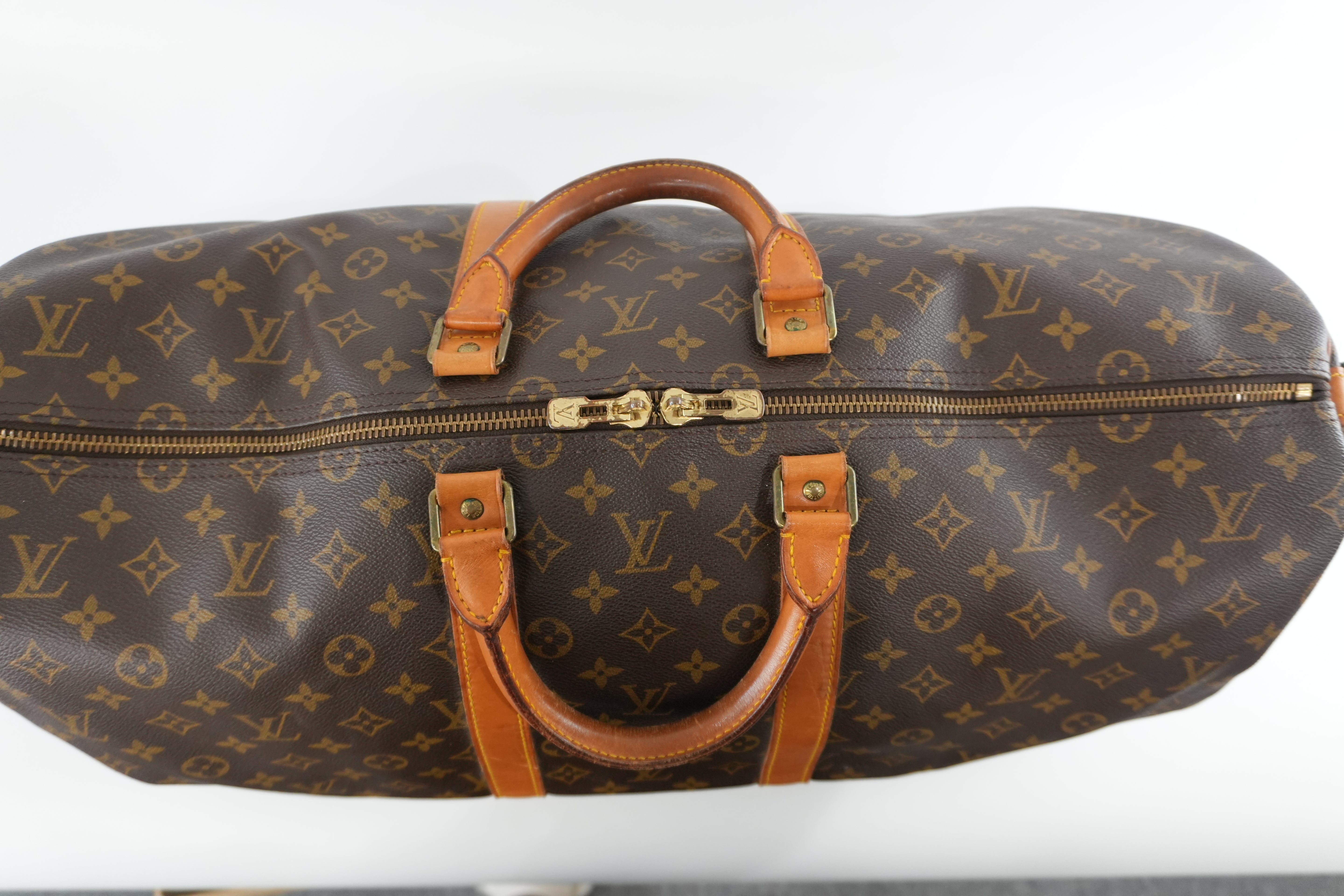 Louis Vuitton Monogram Keepall 55 Bandouliere Used