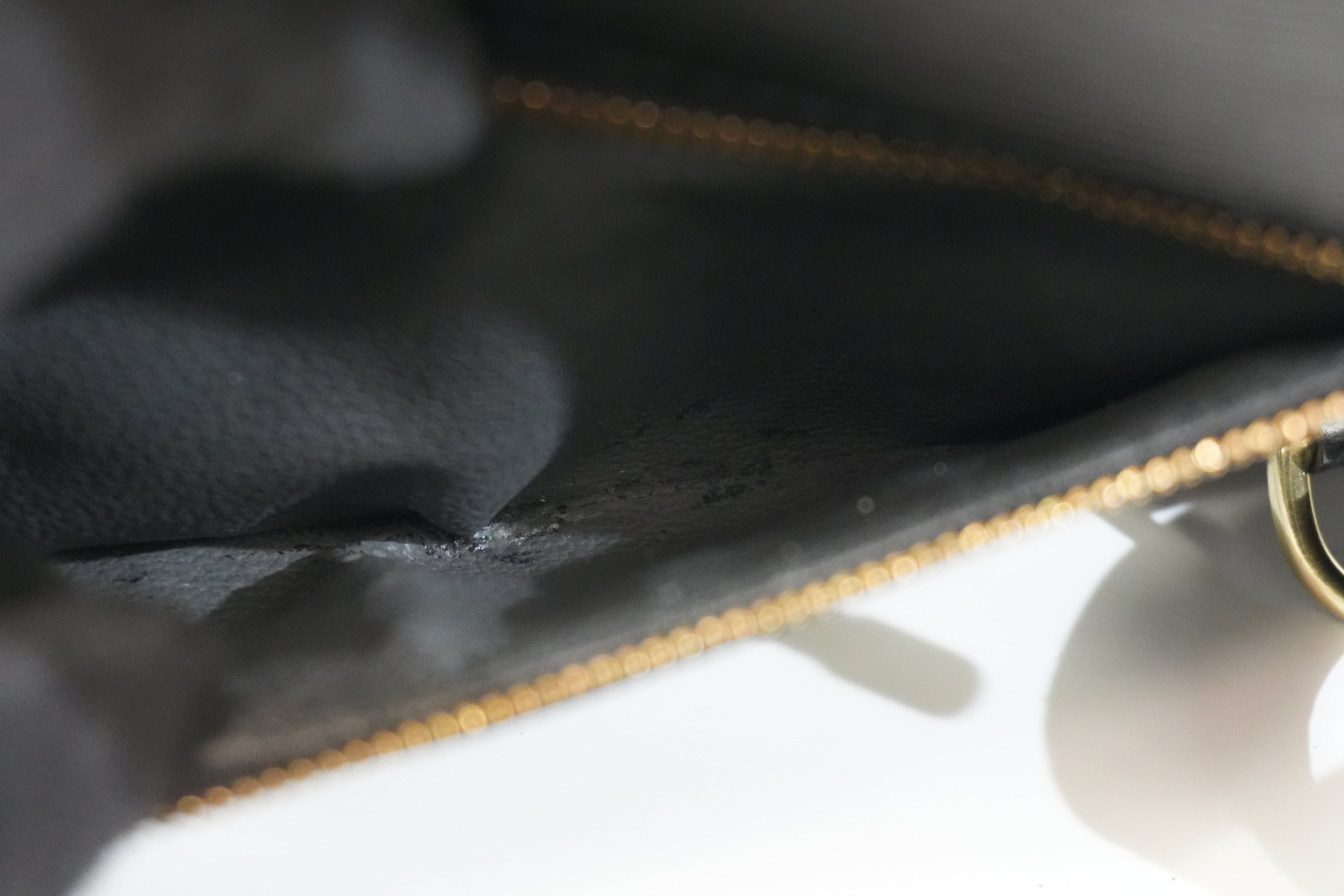 Pre-owned Louis Vuitton Leather Epi Mabillon Backpack PM Black