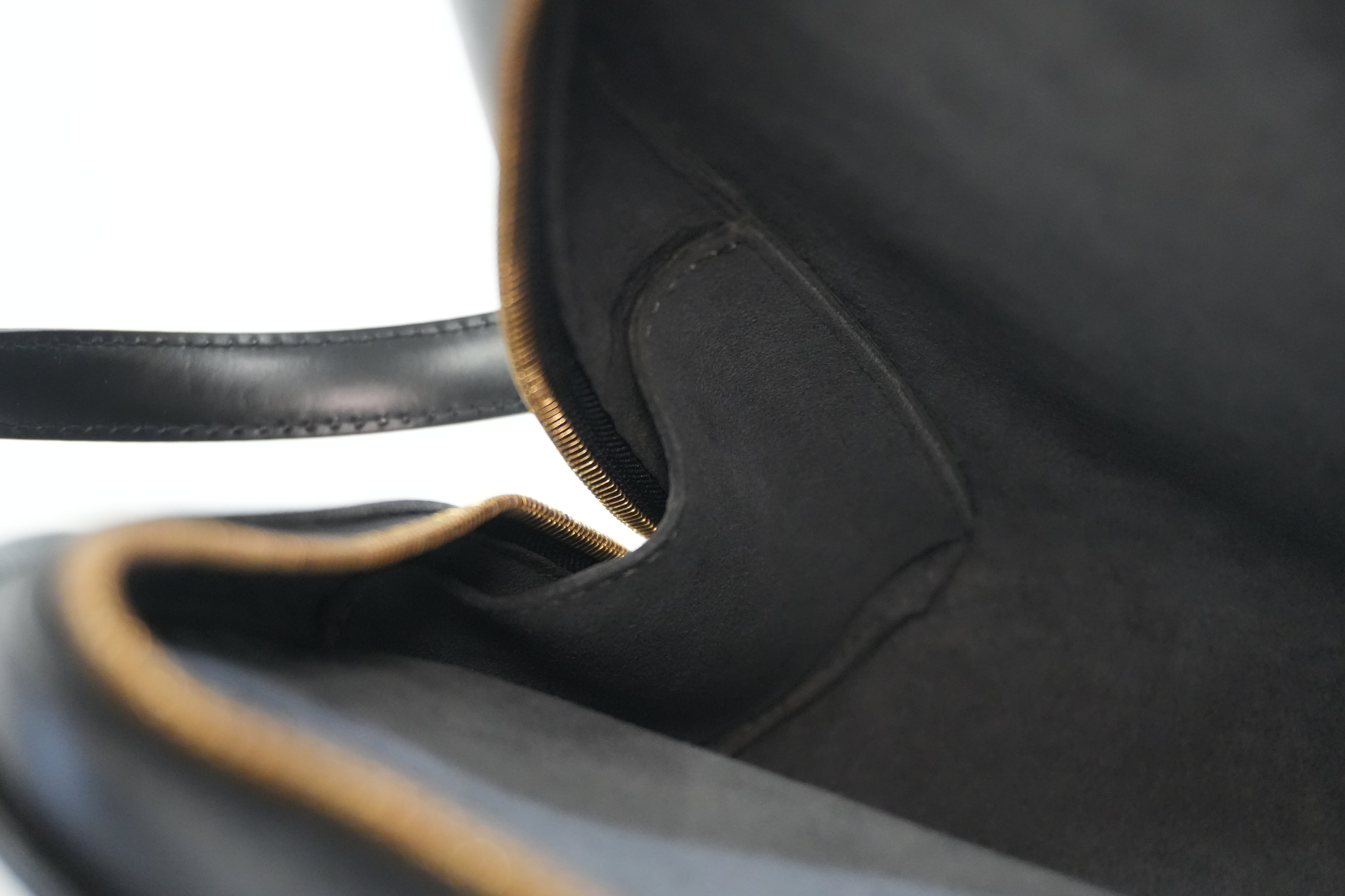 Pre-owned Louis Vuitton Leather Epi Mabillon Backpack PM Black