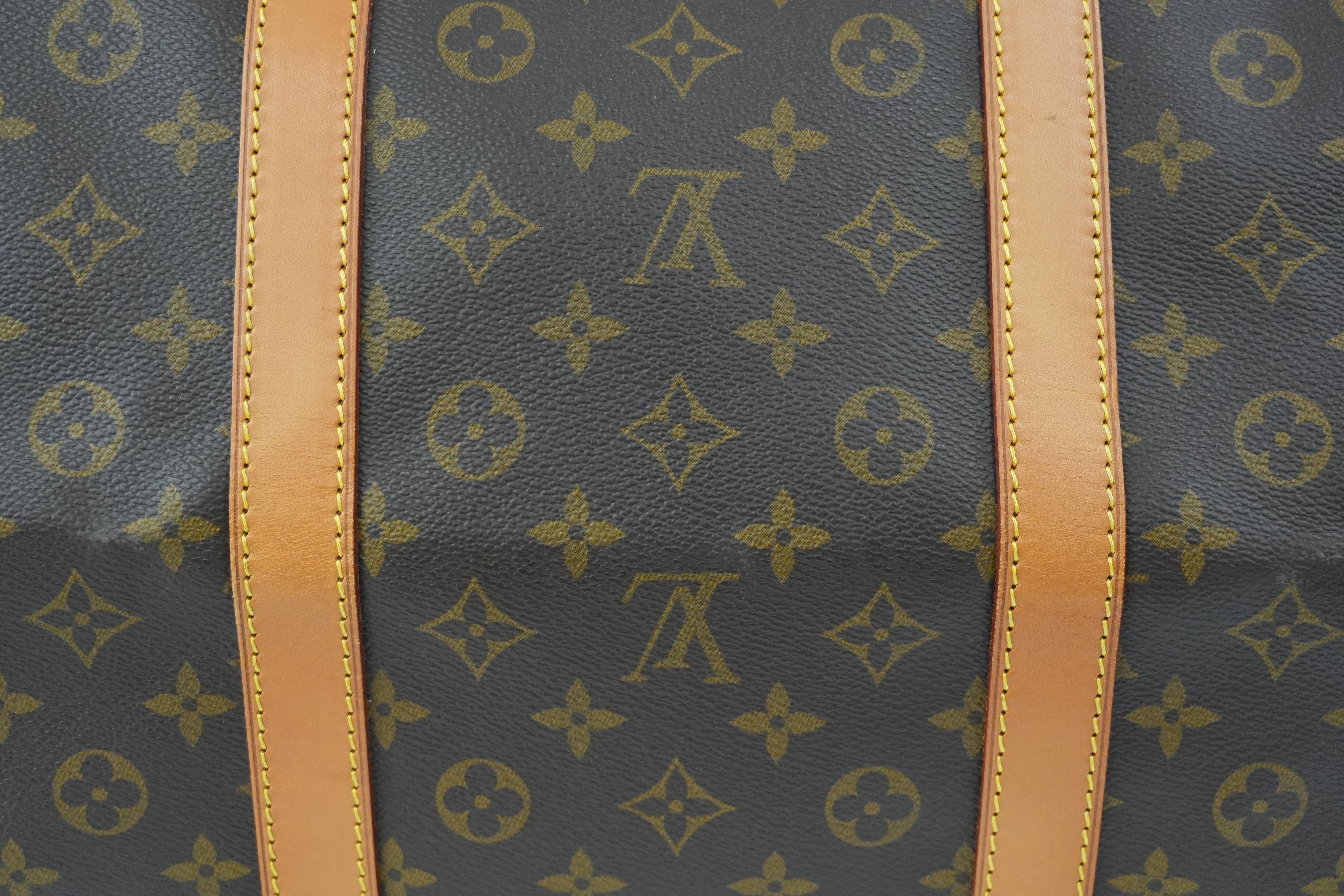 Pre-owned Louis Vuitton Monogram Keepall 60 Duffle Bag