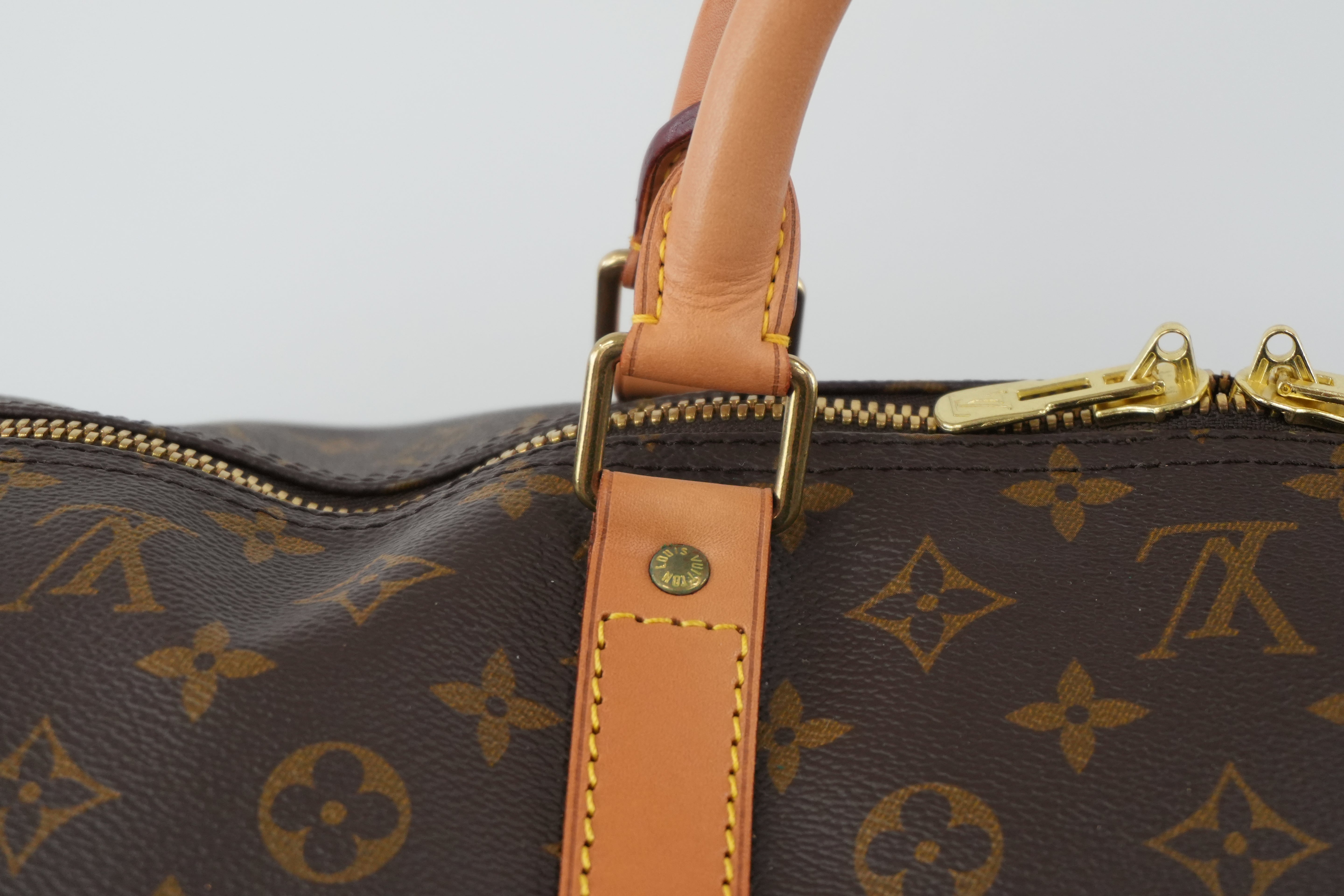 Pre-owned Louis Vuitton Monogram Keepall 60 Duffle Bag