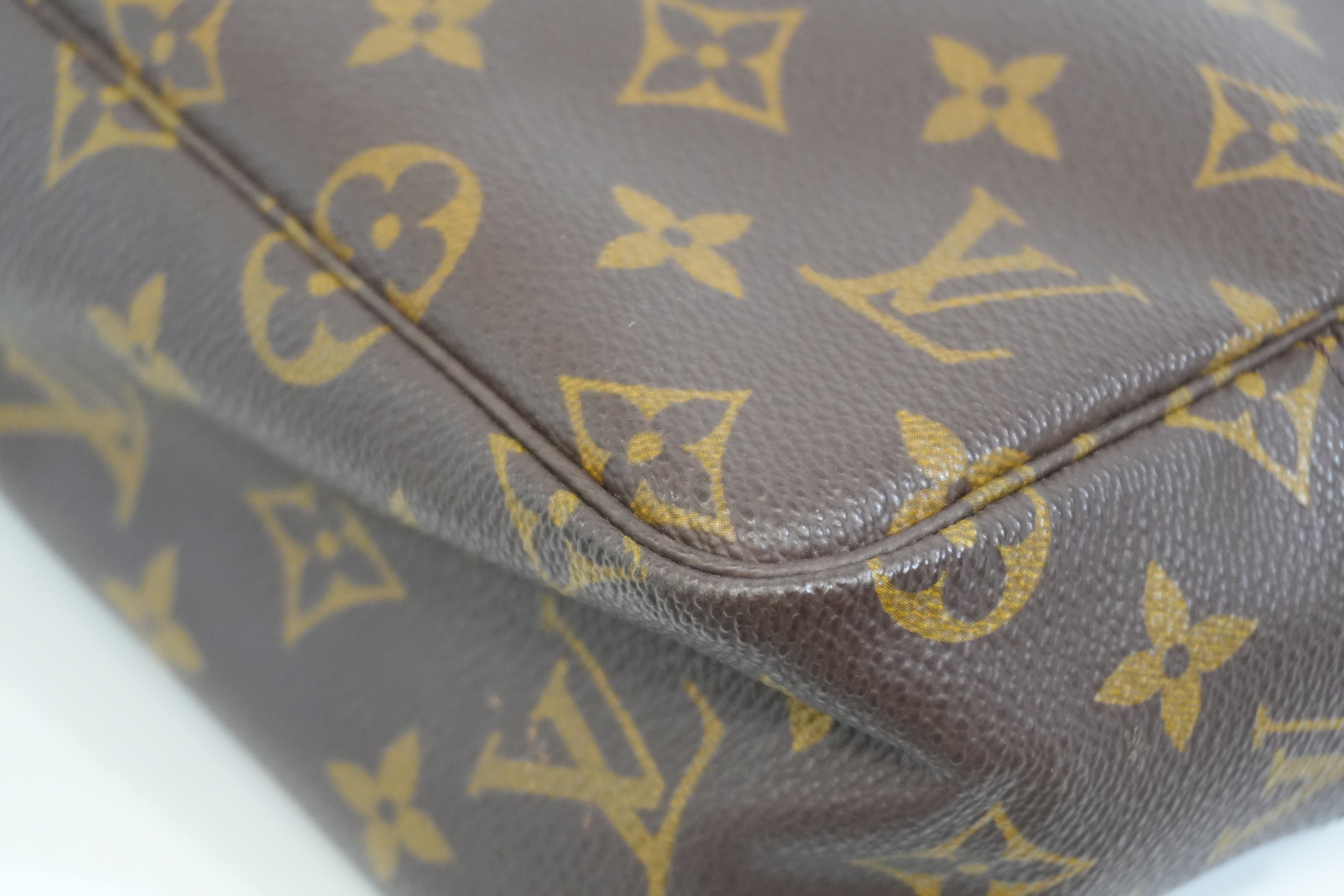 Pre-owned Louis Vuitton Monogram Trousse 28 Pouch