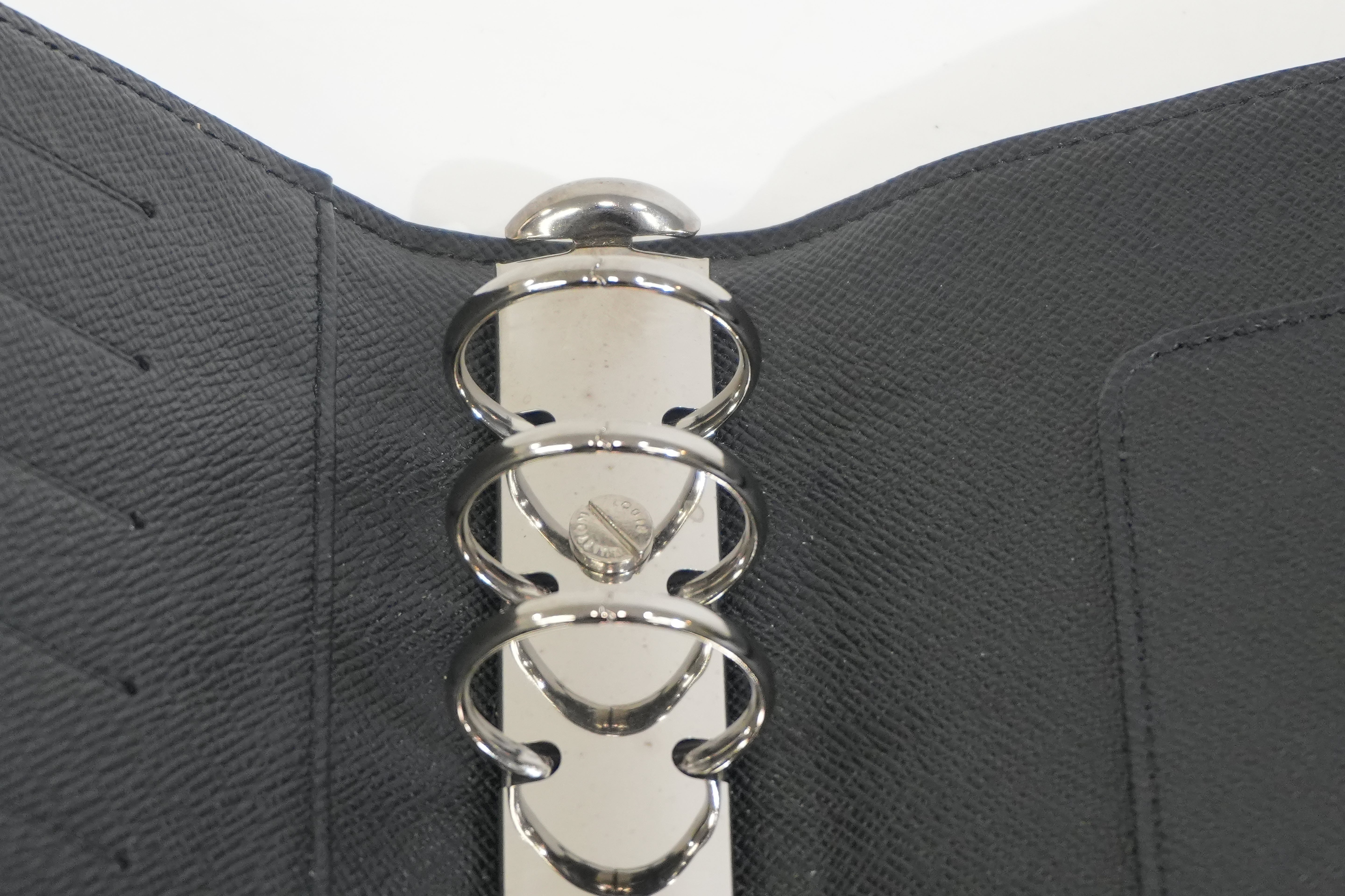 Pre-owned Louis Vuitton Damier Graphite Agenda MM