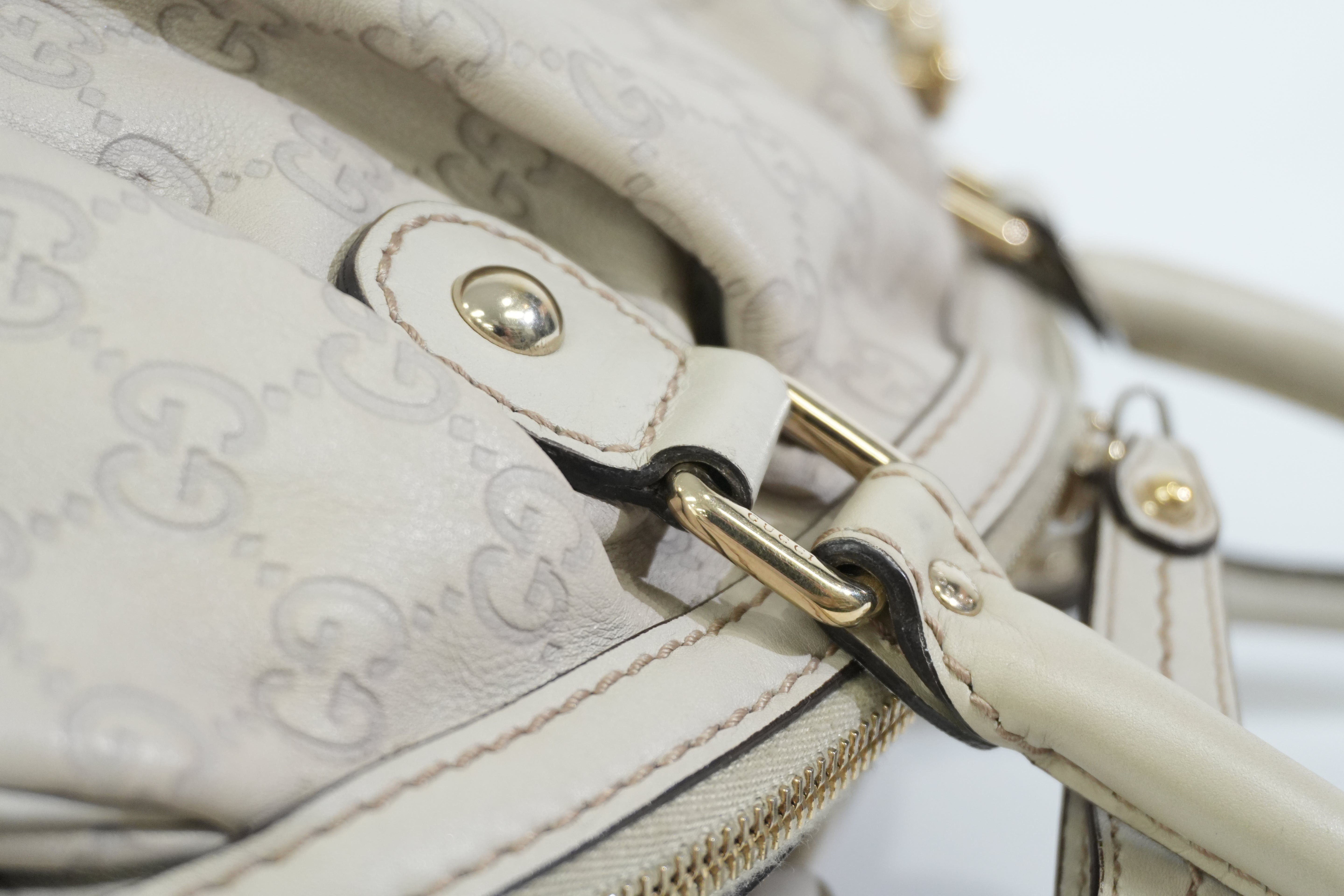 Pre-owned Gucci Two Way Sukey Shoulder Bag Ivory