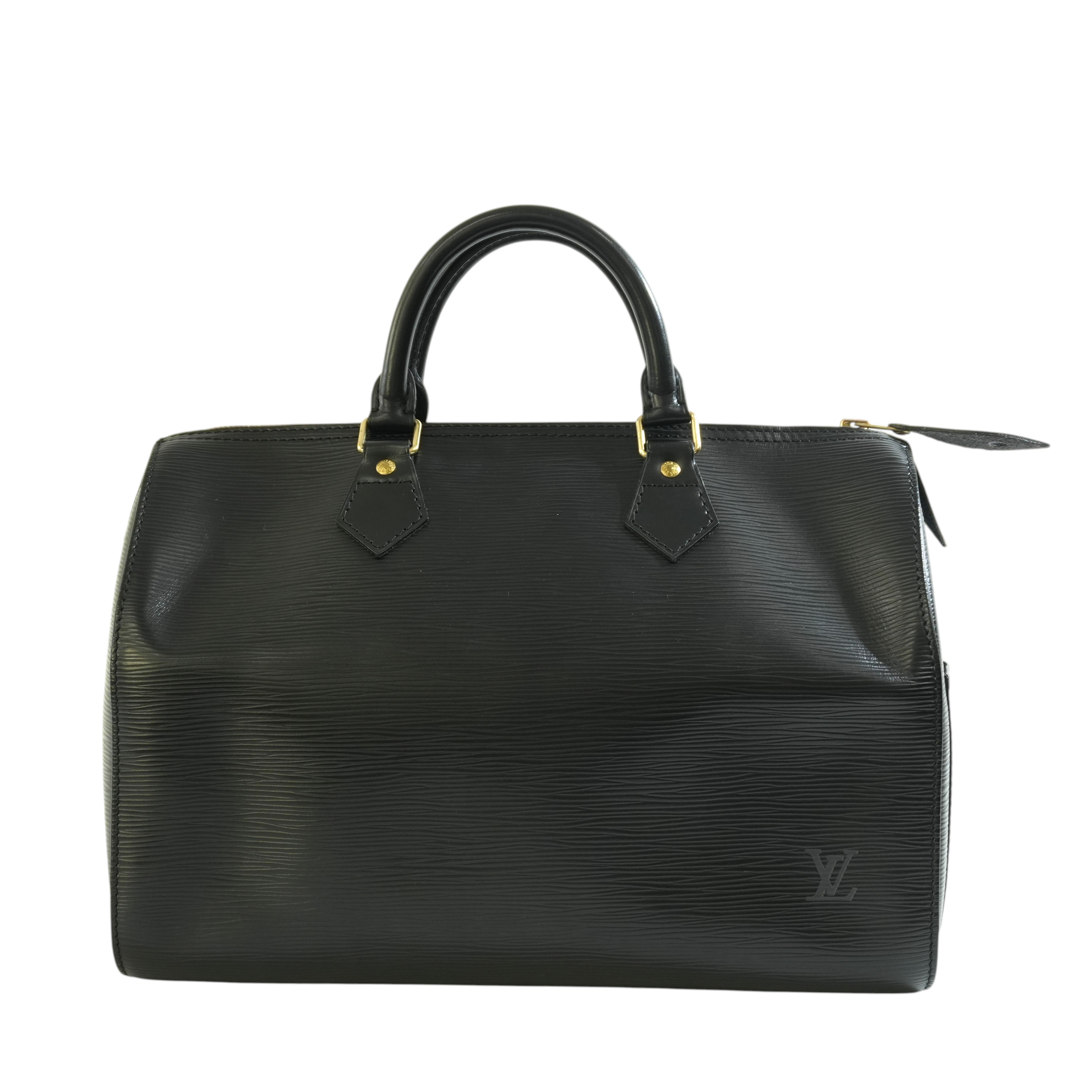 Pre-owned Louis Vuitton Epi Speedy 30 Handbag Black