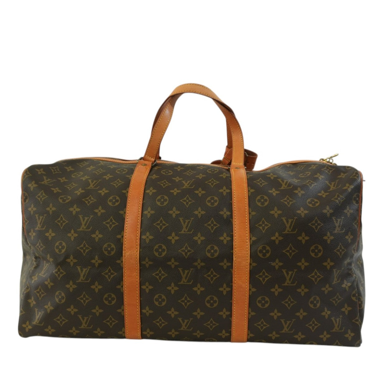 Pre-owned Louis Vuitton Monogram Sac Souple 55 Boston Bag