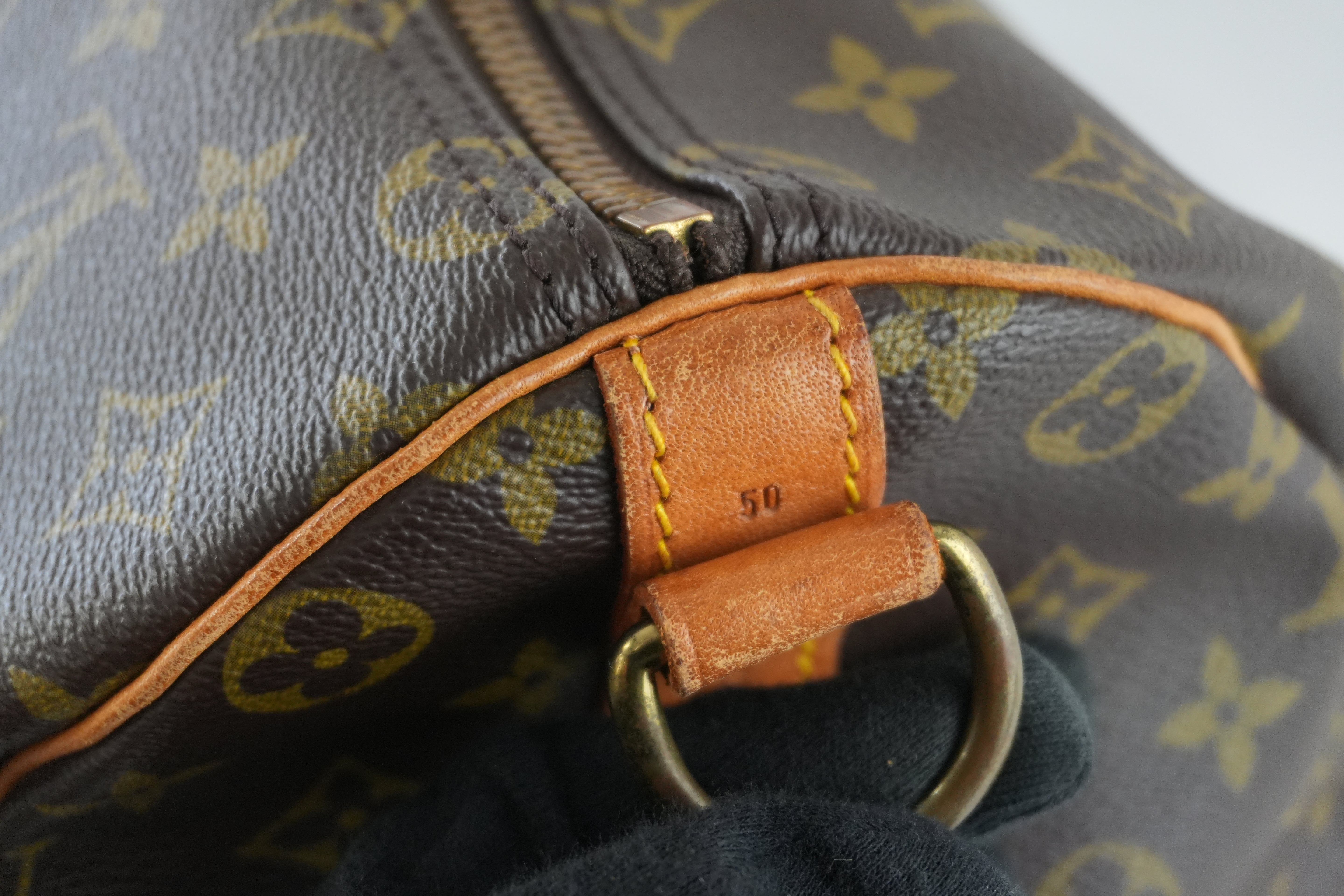 Louis Vuitton Monogram Keepall 50 Bandouliere No Strap Used