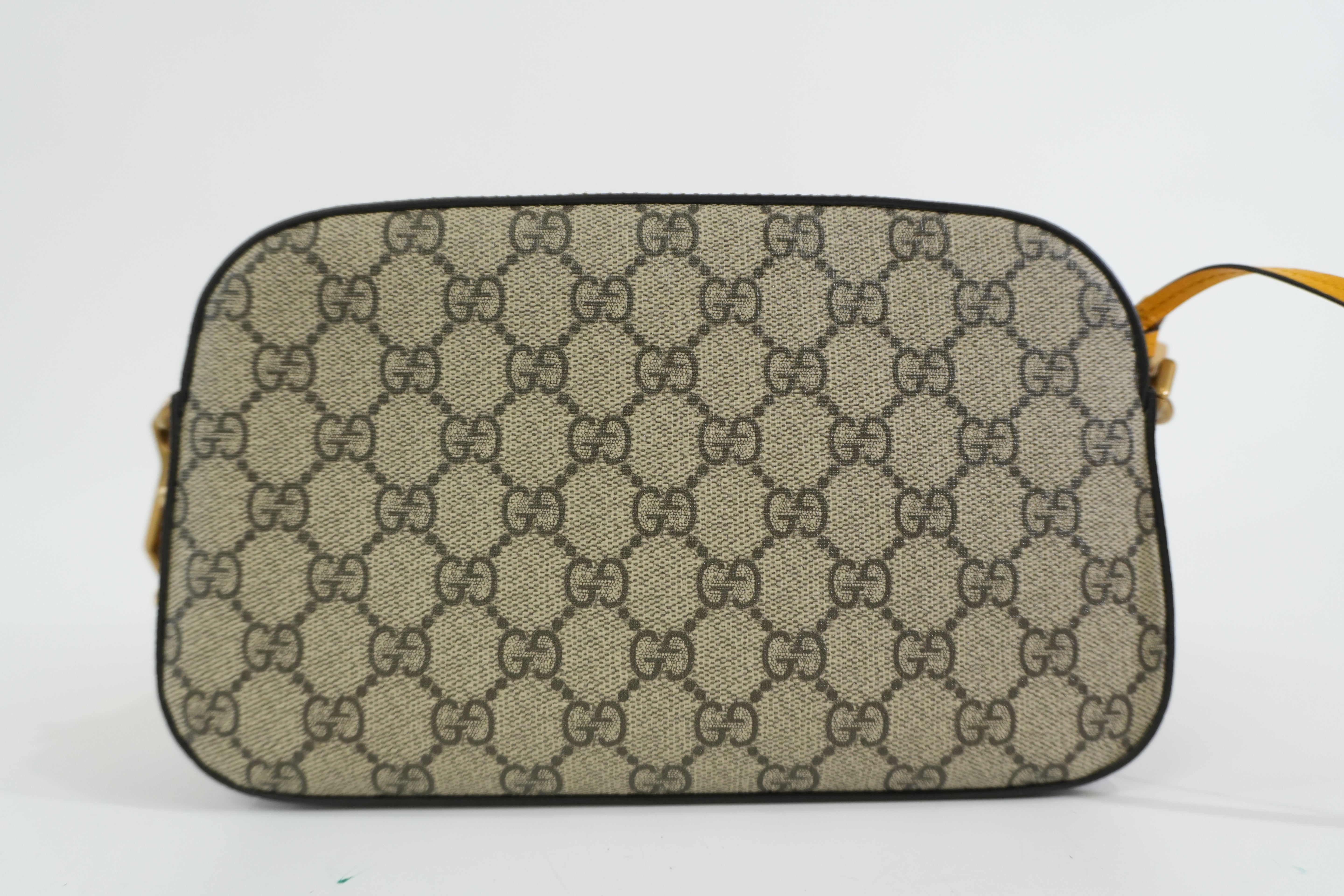 Pre-owned Gucci Neo Supreme Shoulder Bag Brown