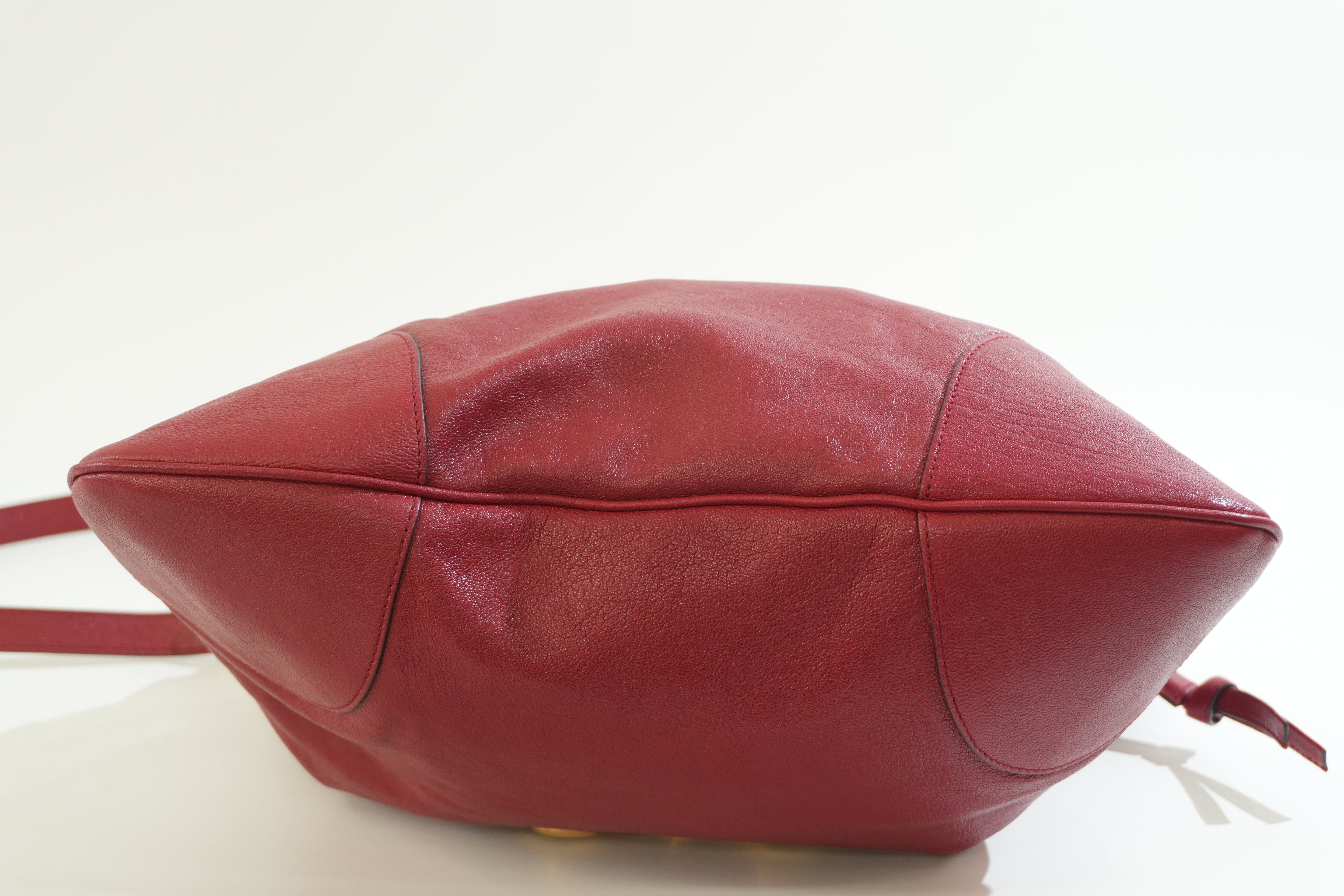 Pre-owned Gucci Horsebit 1955 Messenger Bag Red