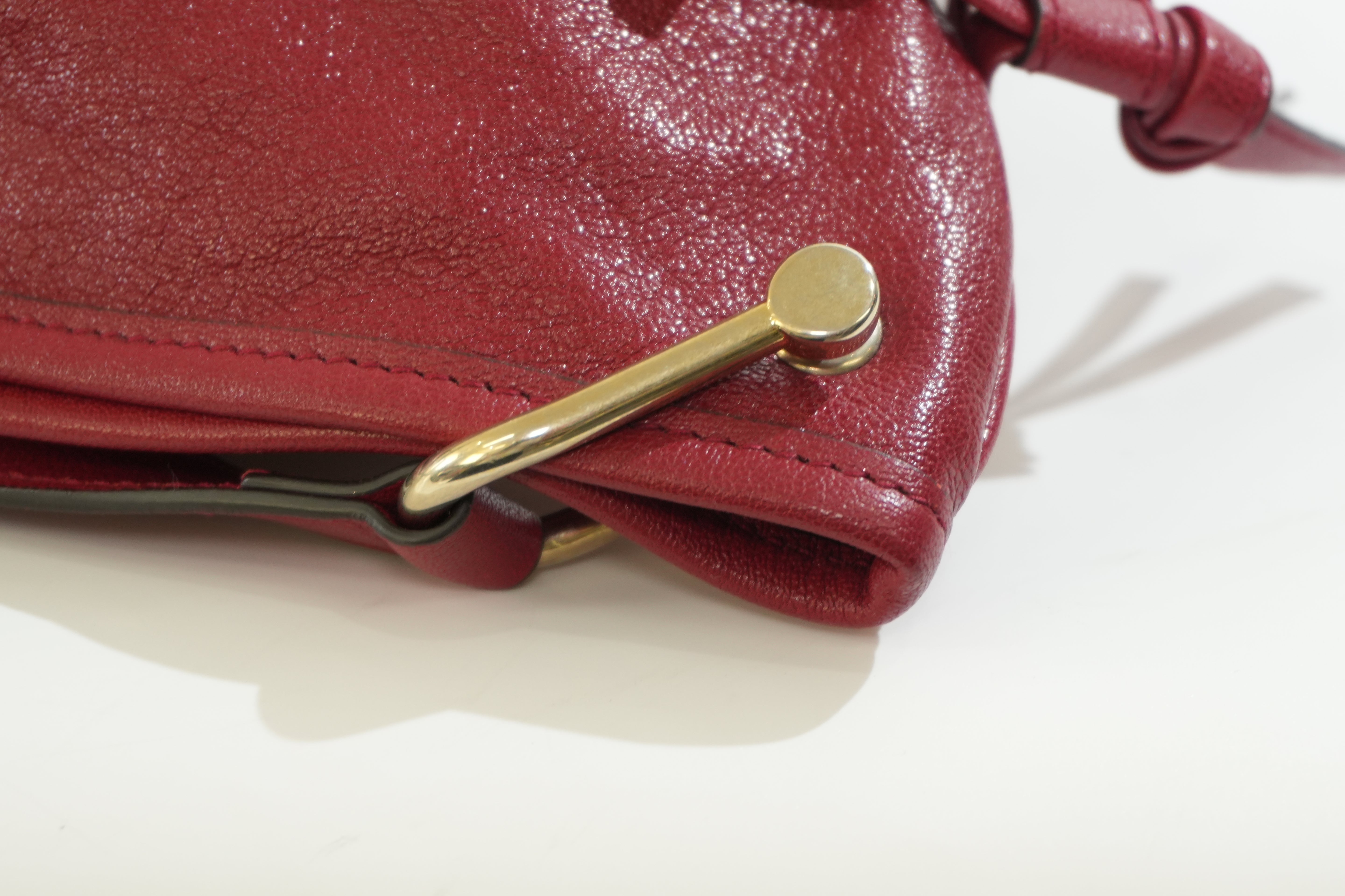 Pre-owned Gucci Horsebit 1955 Messenger Bag Red