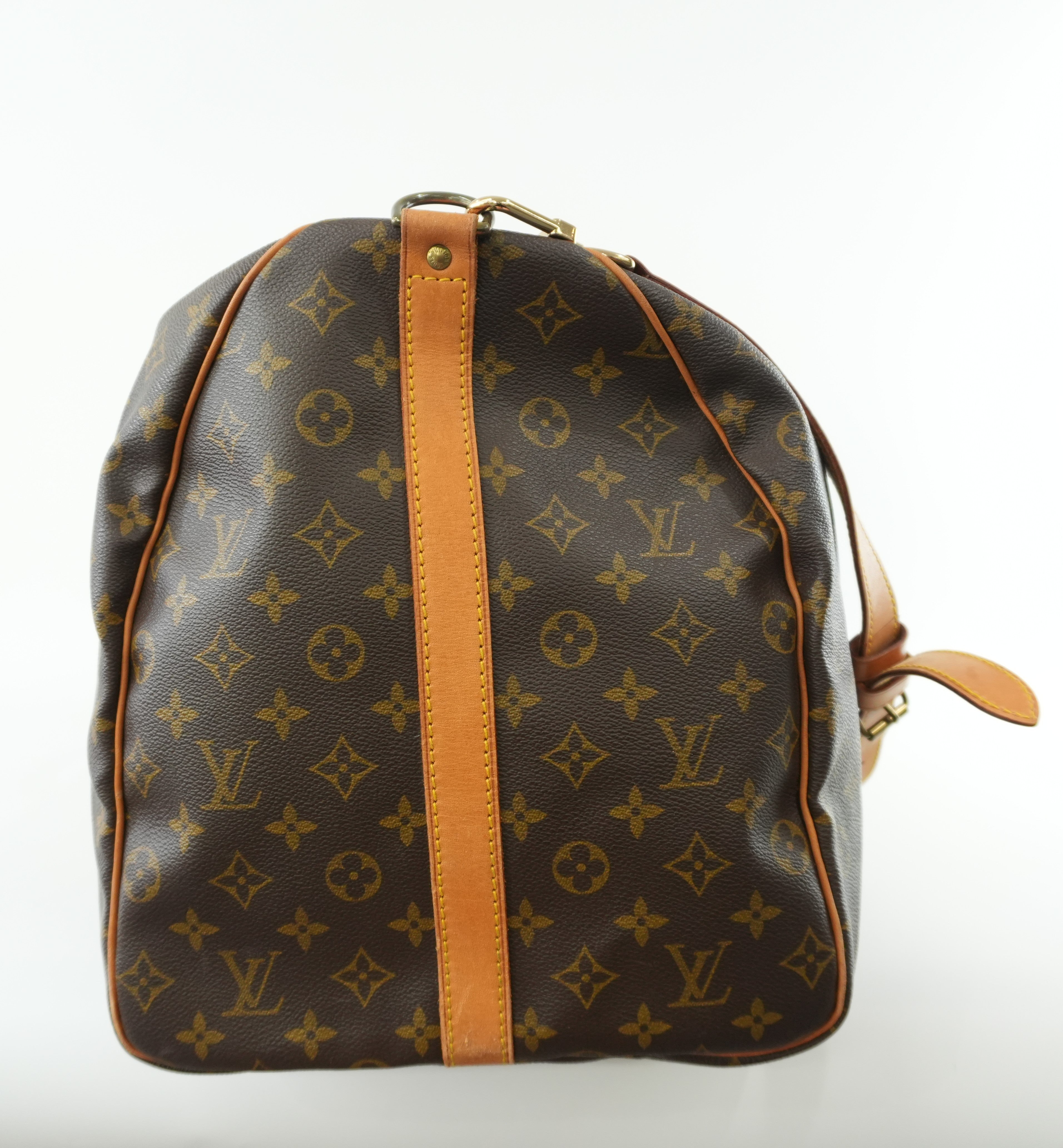 Pre-owned Louis Vuitton Monogram Keepall 60 Bandouliere