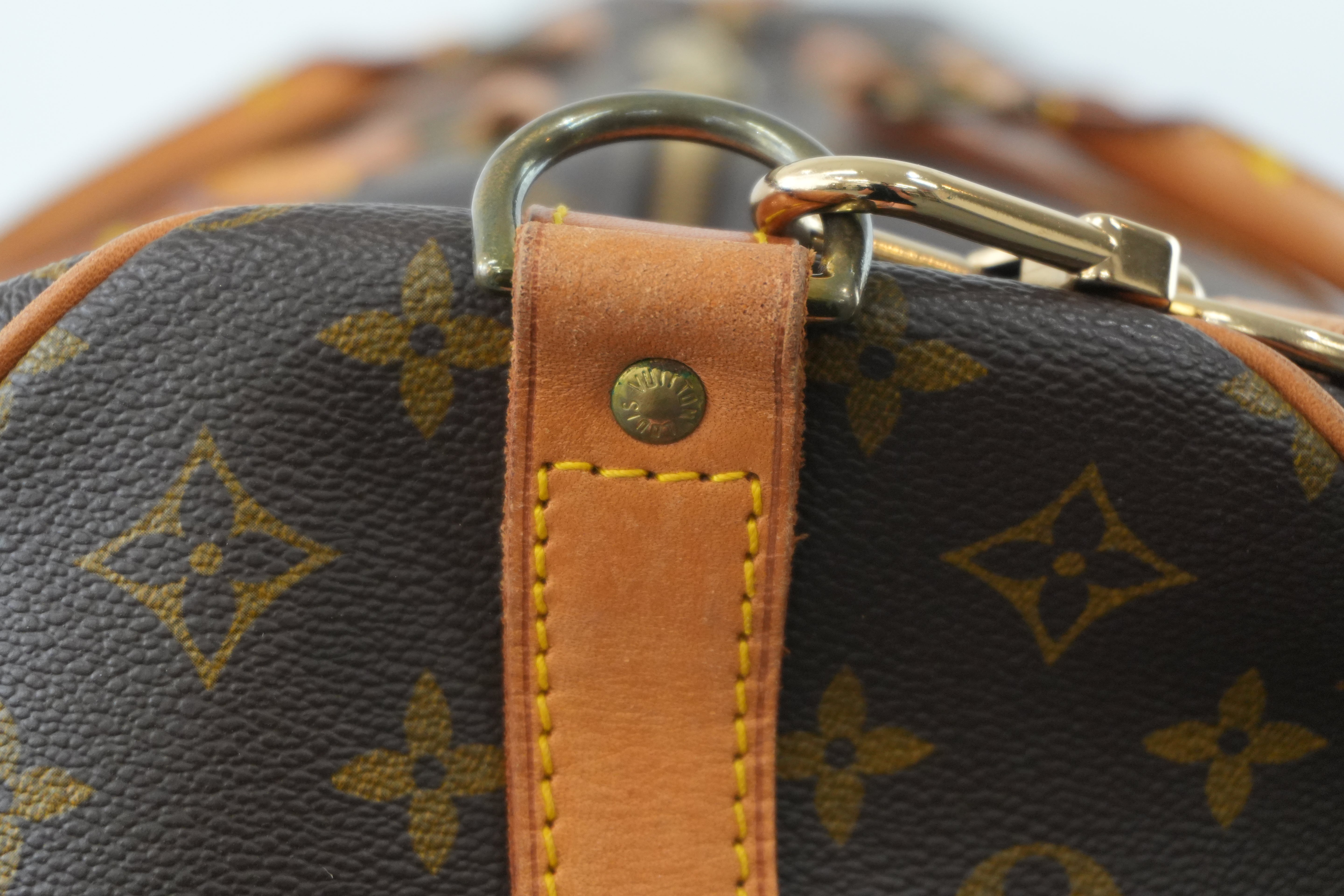 Pre-owned Louis Vuitton Monogram Keepall 60 Bandouliere